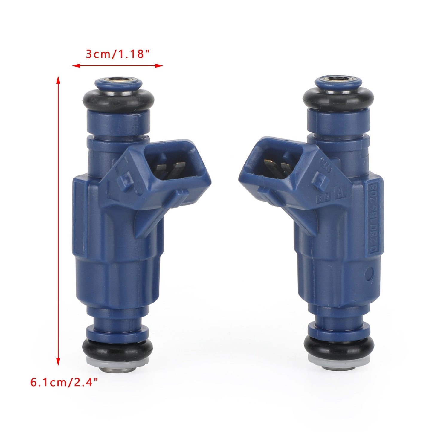 2010 Ranger 800 2PCS Fuel Injectors 1202863 0280156208 1253558 100-4332