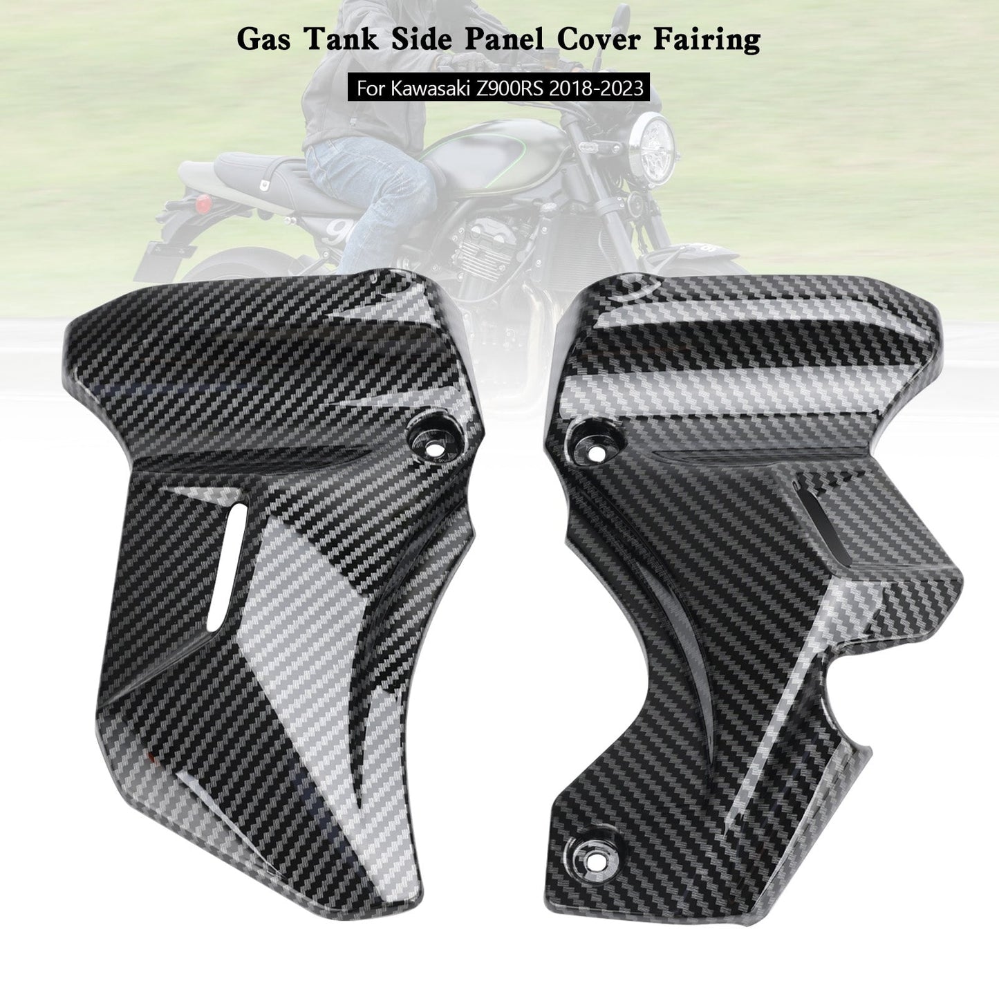 Panneau de garniture latérale de réservoir d'essence pour Kawasaki Z900RS 2018-2023