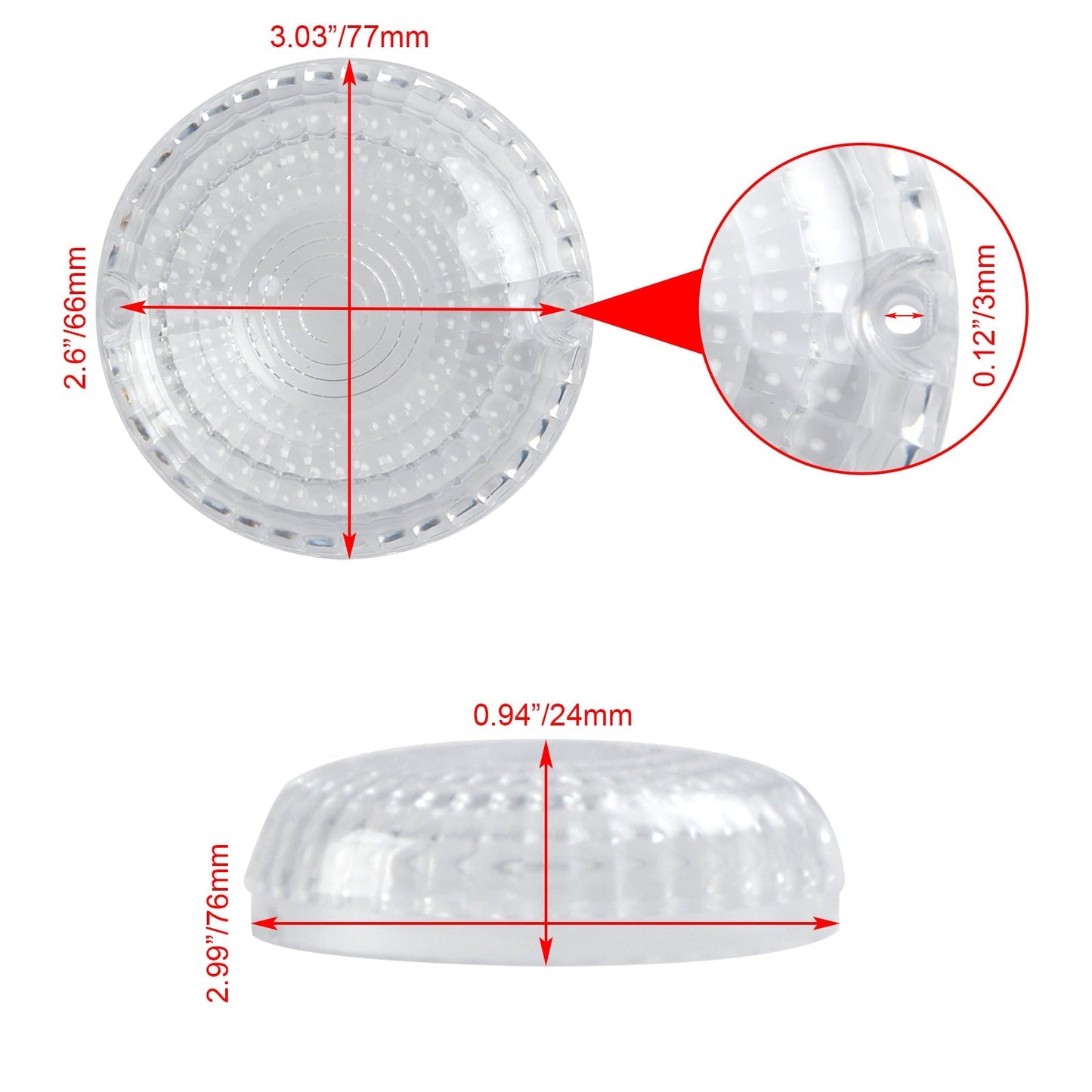 Cache-lentilles transparent pour clignotants avant/arrière Yamaha V-Star1100 XVS650 Road Star