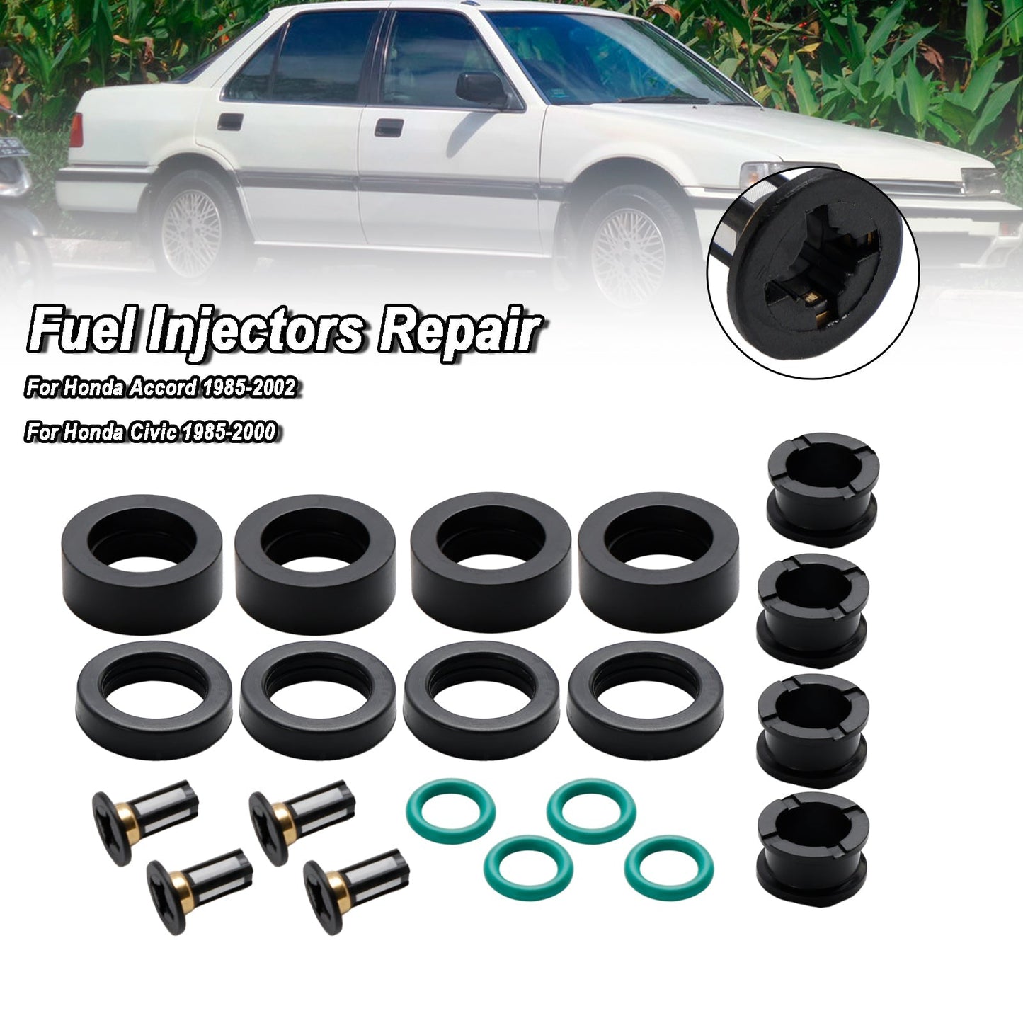 Kit de réparation d'injecteur de carburant Honda CRX 1988-1991 Joints toriques