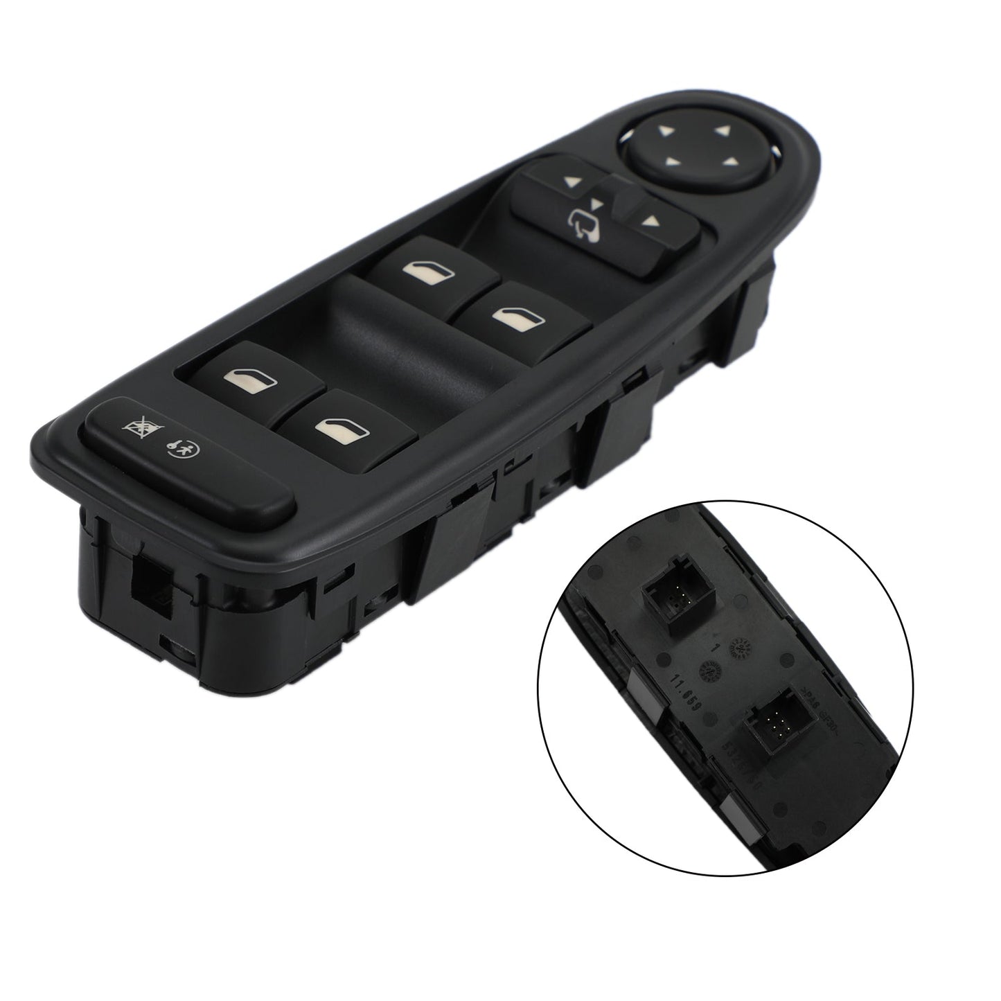 Interruptor de elevalunas eléctrico y ajuste de espejo para Citroën C4 Picasso (2006-2013)