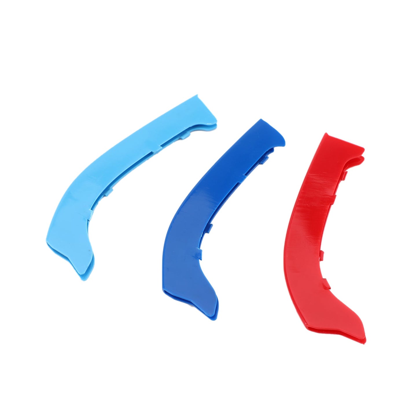 Bandes de protection de calandre avant tricolores pour BMW Série 3 2009-2012