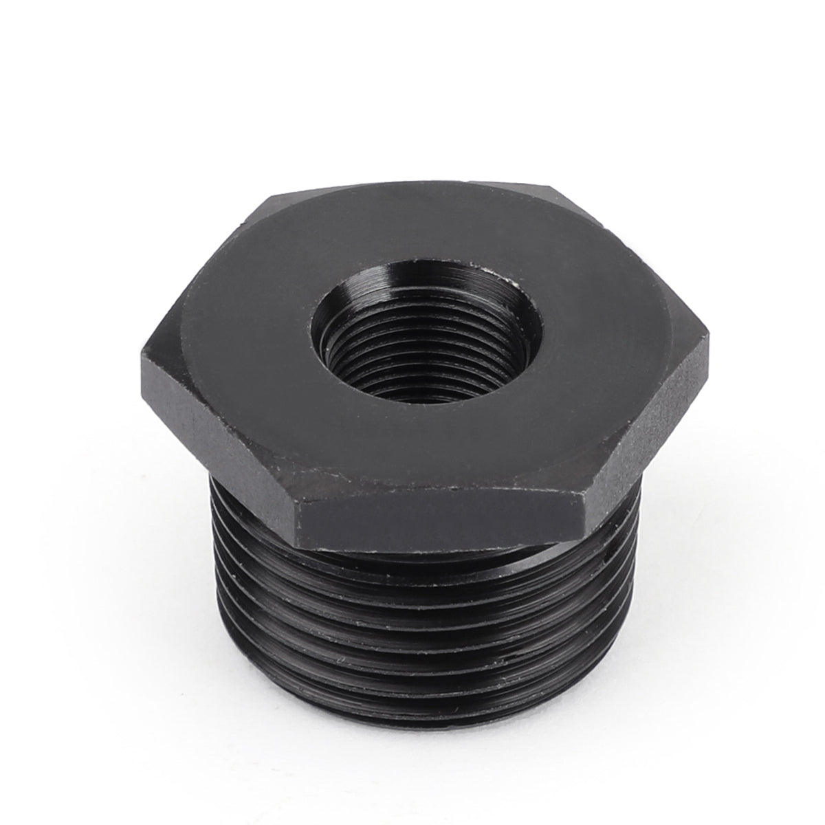 Adaptateur fileté pour filtre à huile 1/2-28 à 3/4 NPT, plus résistant que l'aluminium noir