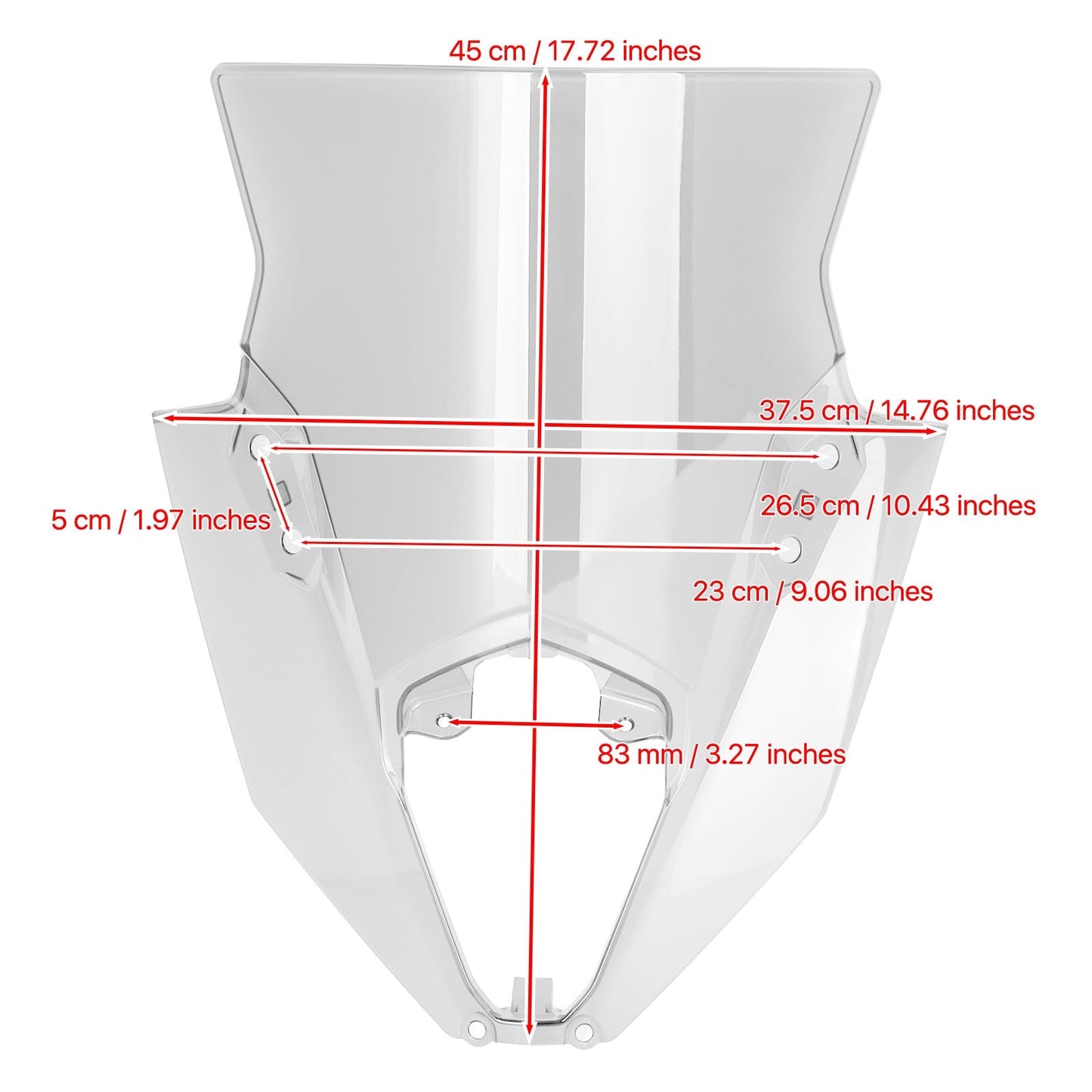 Pare-brise Kawasaki NINJA 650 ER6F 2020-2022
