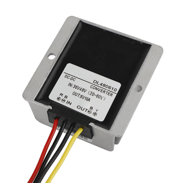 Convertisseur DC/DC étanche 10 A, régulateur d'alimentation 36 V/48 V, abaisseur à 6 V