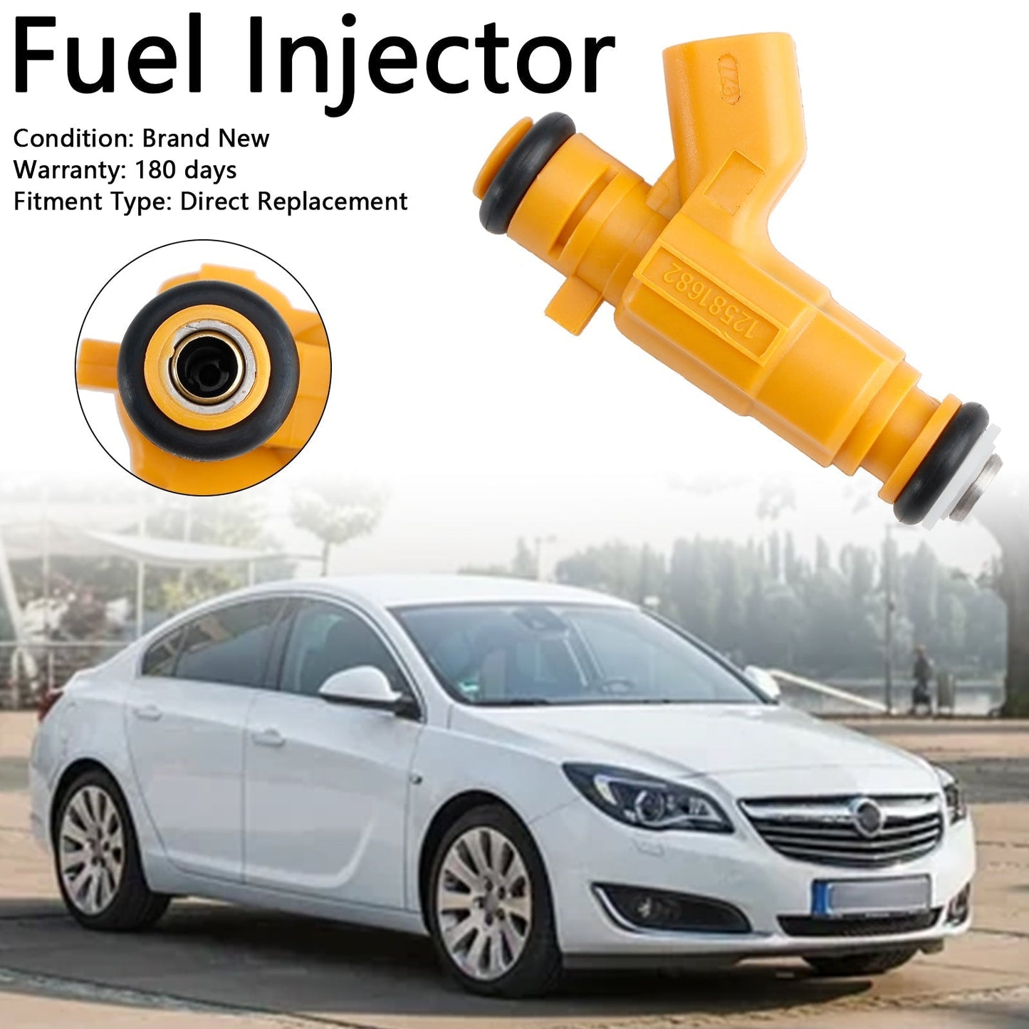 2005 Opel Vectra OPC 1Pcs Fuel Injector 0280156129 12581682