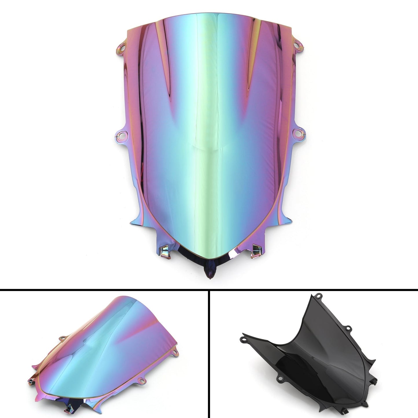 Pare-brise moto ABS iridium pour Yamaha YZF 600 R6 17-23