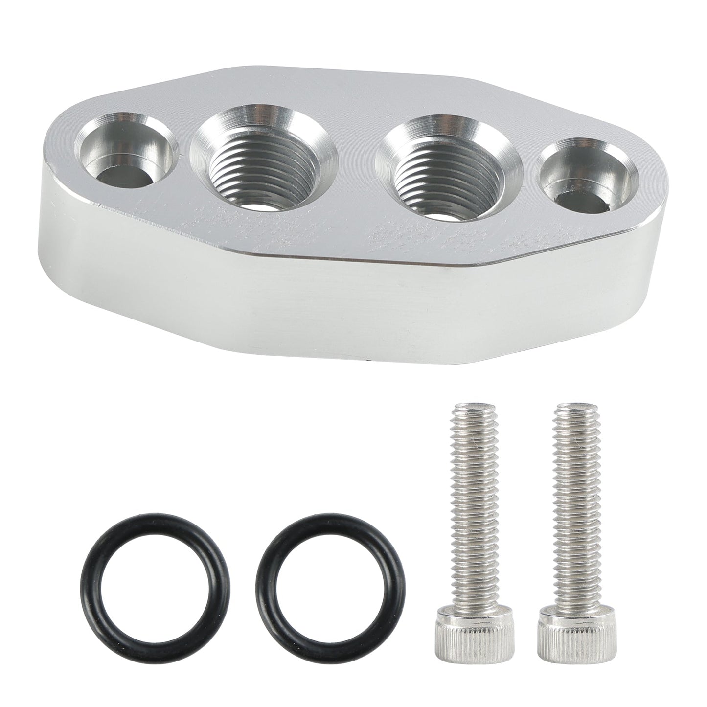 Adaptador de enfriador de aceite 6AN ORB Oring, puerto de entrada/salida, placa LS1 LSX LS3 LS LS2 LS3 551600