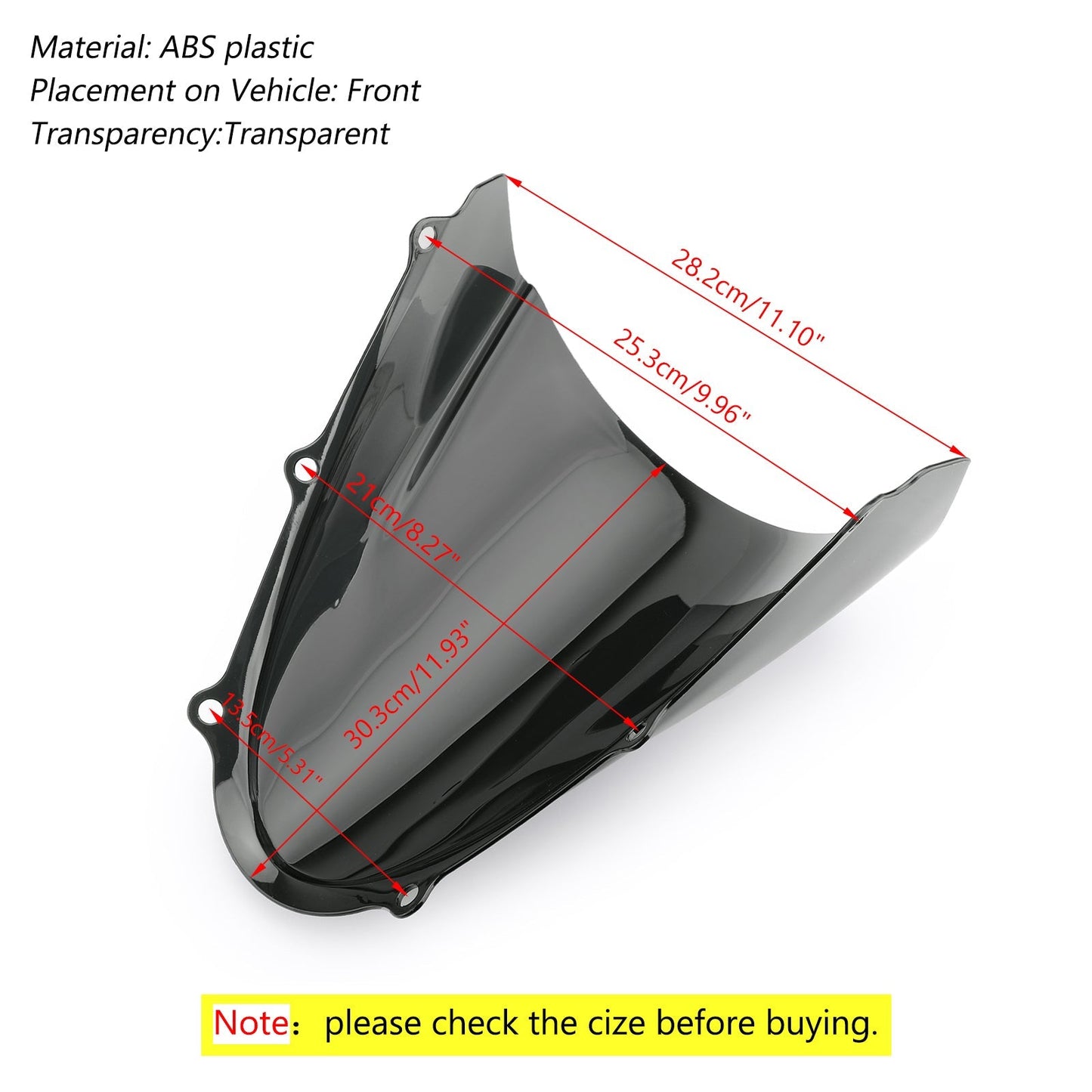 Pare-brise ABS pour Suzuki GSXR 125 2017-2018