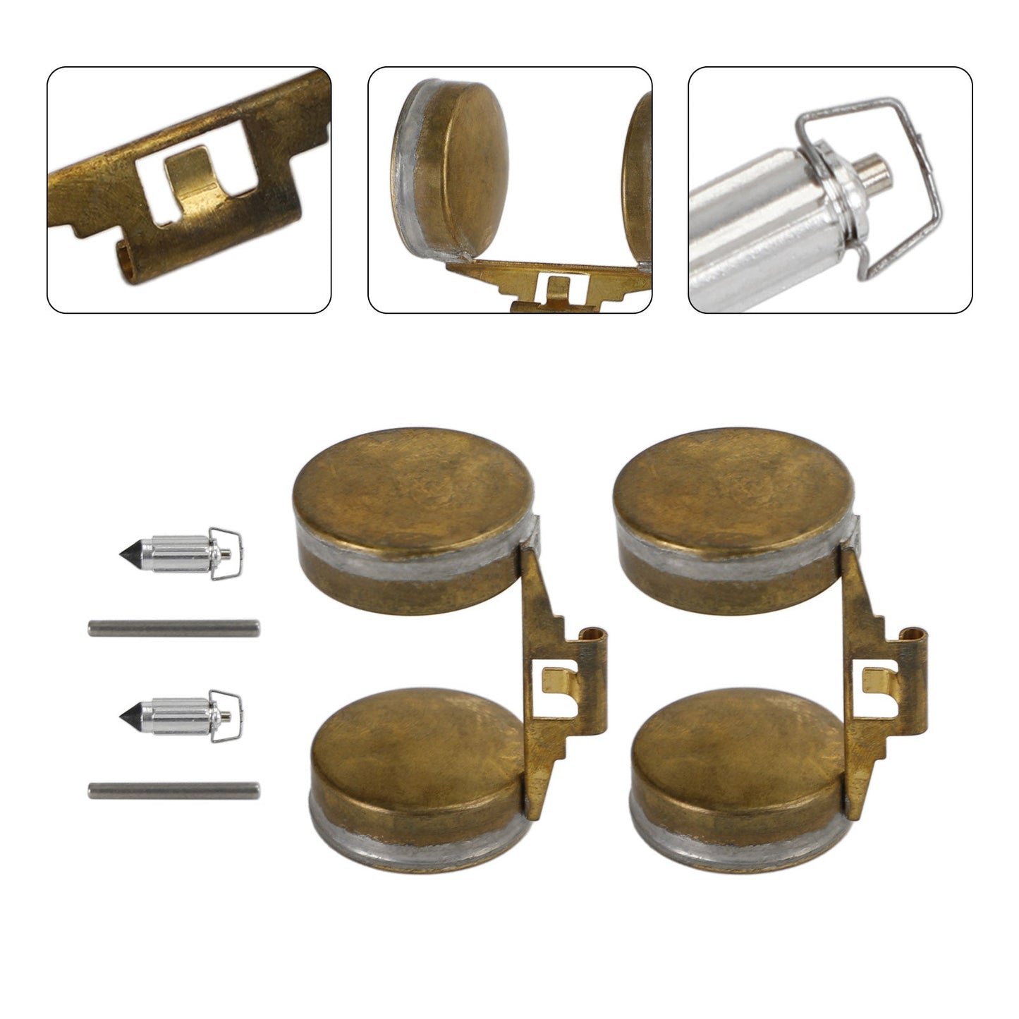 Honda CB100 CB350 XL100 XL125 XL175 SL100 2x Carburetor Repair Kit Float