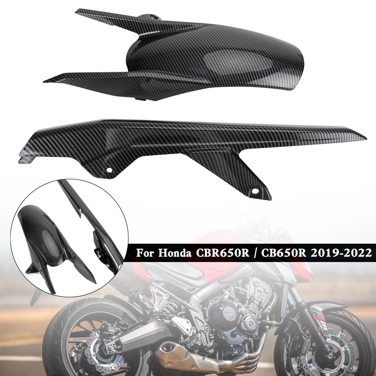 Carenado de guardabarros trasero para Honda CBR650R CB650R 2019-2022