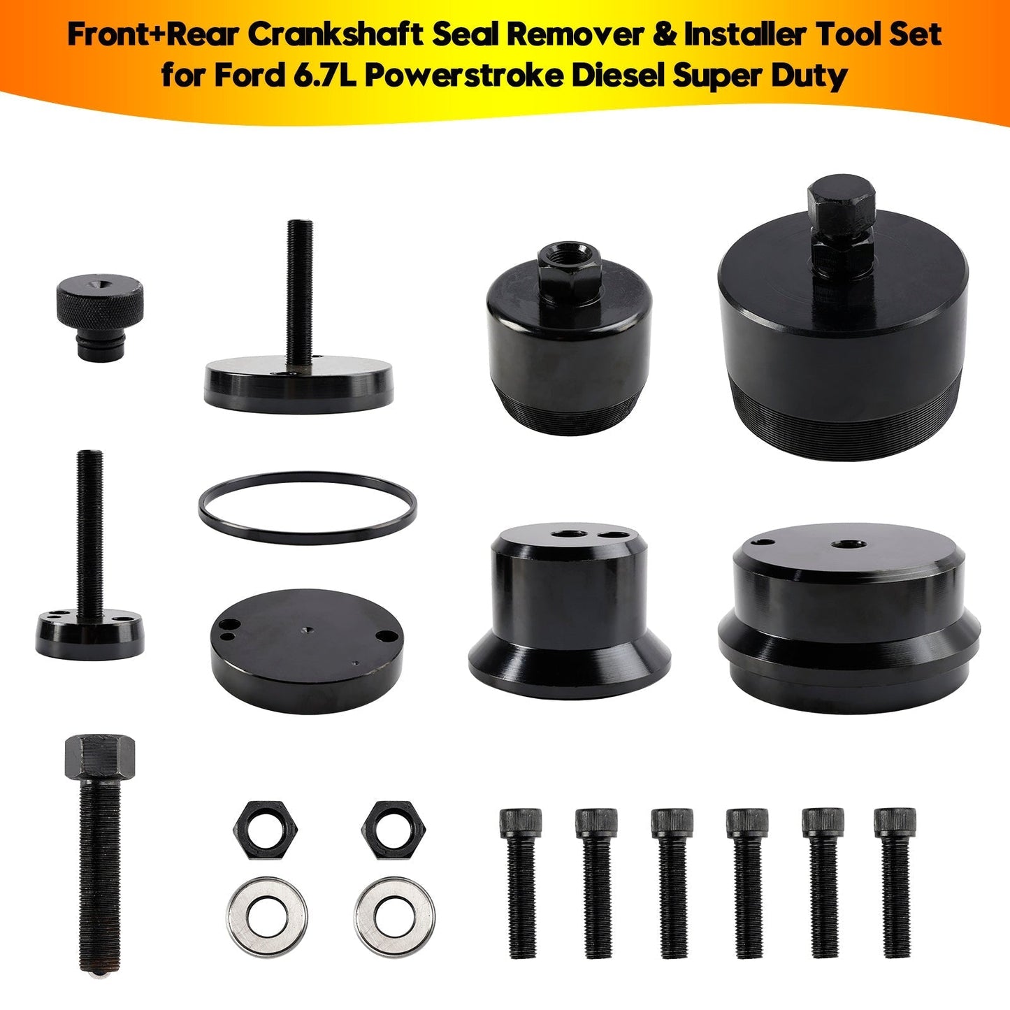 Outil de démontage et d'installation de joints de vilebrequin avant et arrière pour Ford 6,7 L F-650 F-750 2016-2022 T-152 303-1510