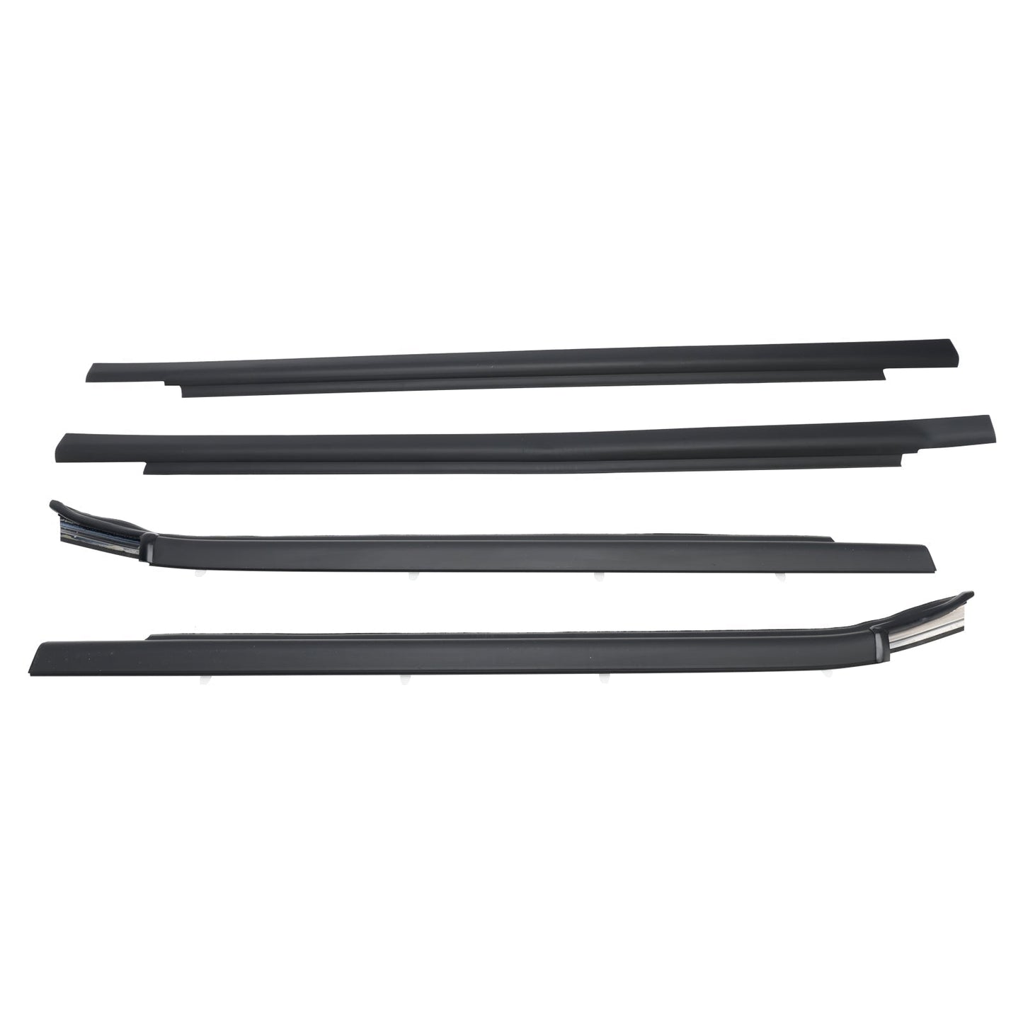 Joint d'étanchéité pour vitre extérieure inférieure de Toyota Tundra Double Cab 2000-2006, 4 pièces, 75720-0C010 et 75710-0C010