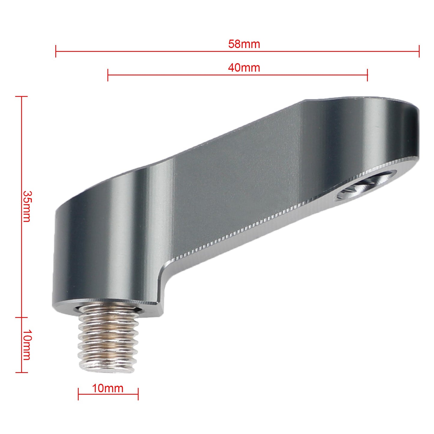 Extension de rétroviseur M10 x 1,5 mm pour BMW K 1200 1300 R 2005-2016