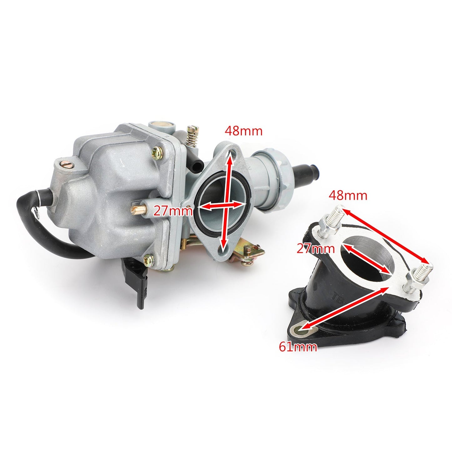 16100-VM5-004 16100-958-073 Motorcycle ATV Dirt Bike Go Karts Carburetor & Intake Manifold Boot