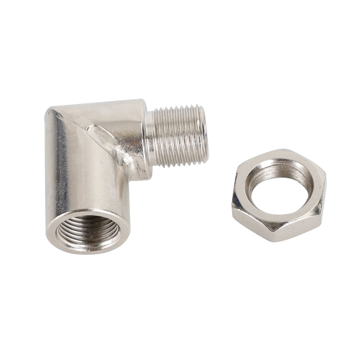 M18*1.5 Exhaust Pipe Oxygen Sensor Adapter 90 Degree Extension Extender CLE