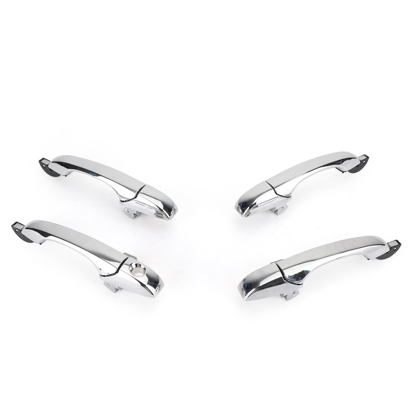 Lot de 4 poignées de porte extérieures chromées 4589009AH pour Chrysler 300/300C 2005-2010