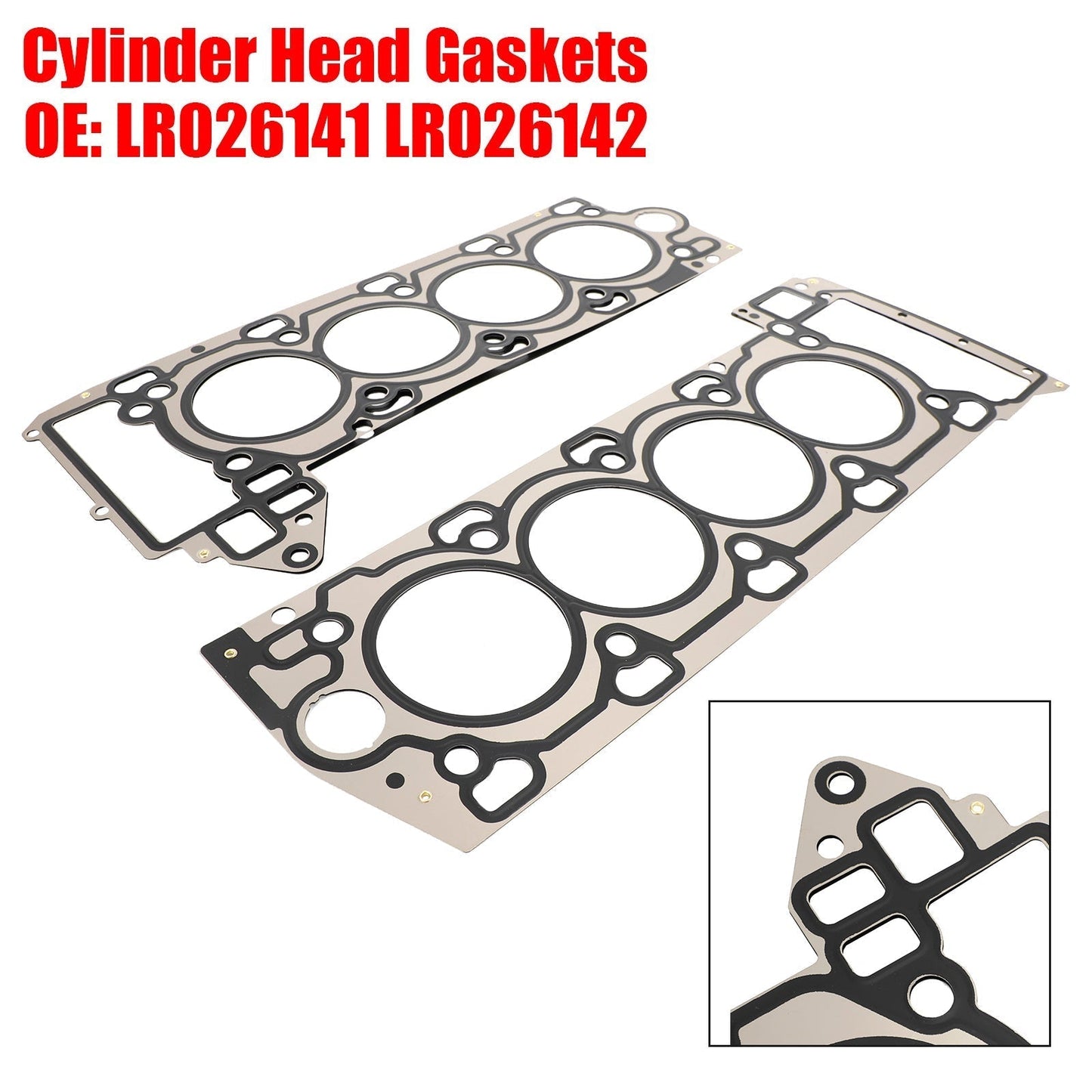2010-2013 Land Rover LR4 5.0L 1 Pair Engine Cylinder Head Gaskets LR026141 LR026142