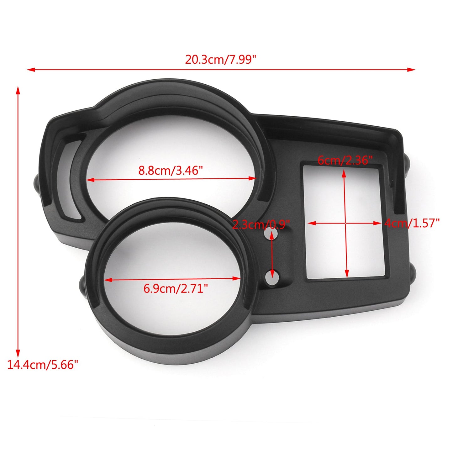 Protection solaire pour capot d'instruments, compatible avec BMW F700GS, F800GS, F800GT, F800R, F800ST