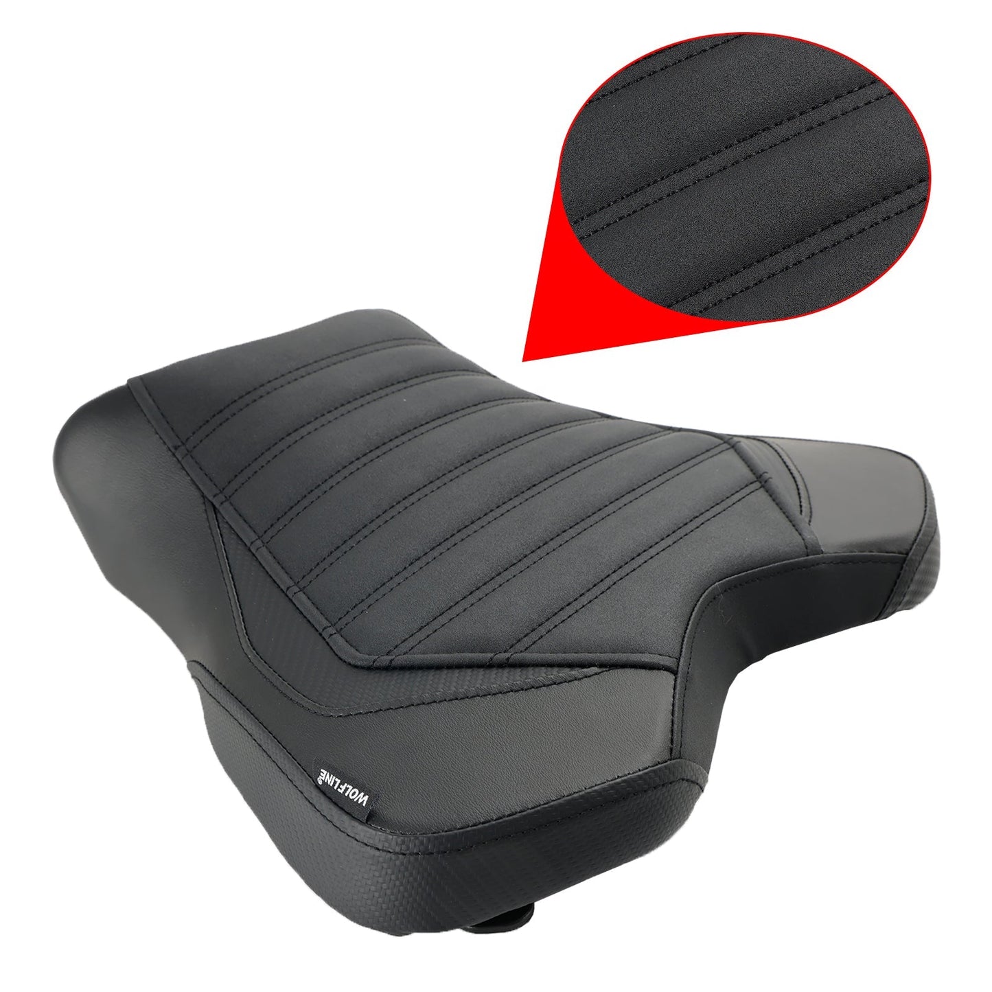 Asiento delantero para Yamaha YZF-R1 15-23, color rojo y amarillo