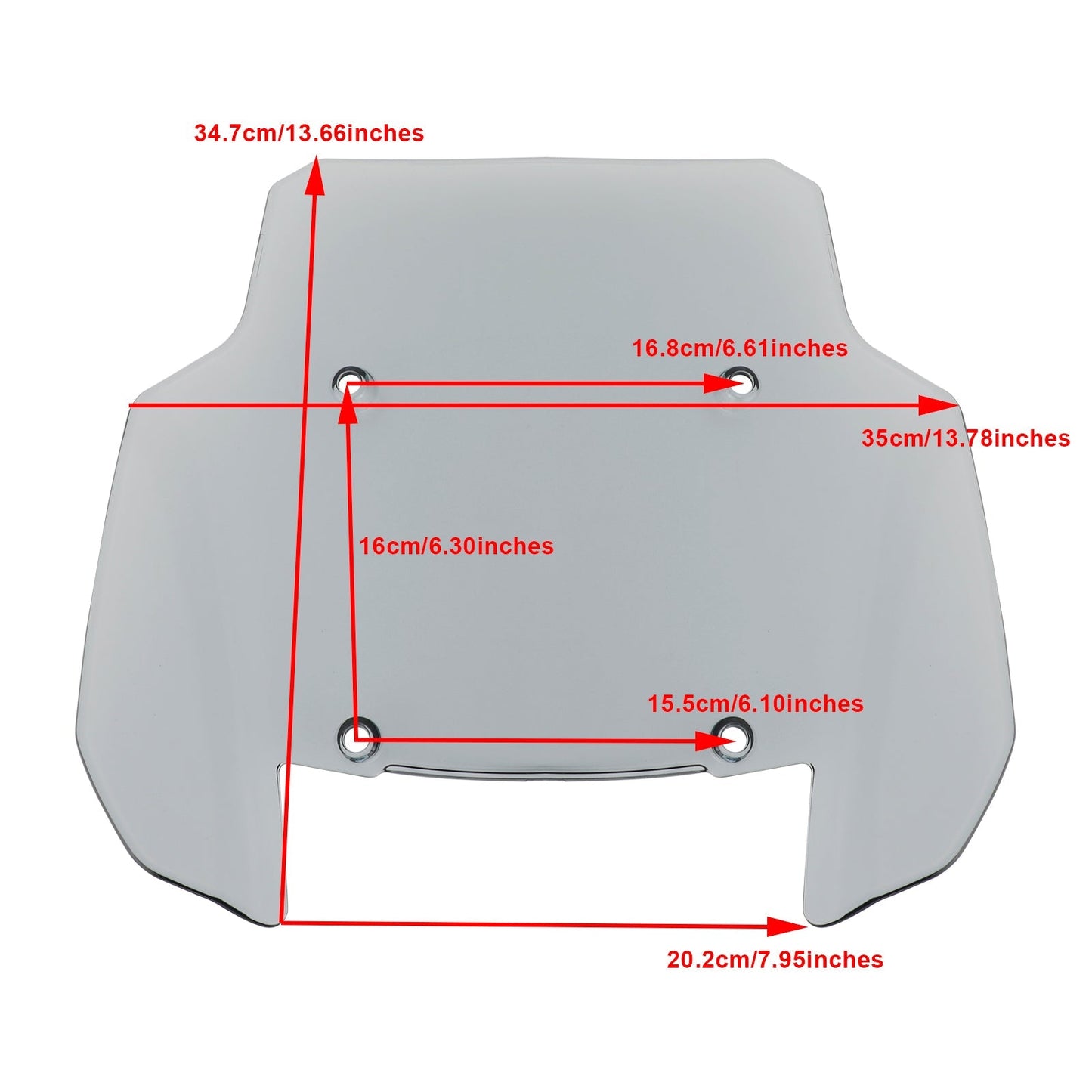 Pare-brise ABS pour moto PAN AMERICA 1250S PA1250 2021-2022