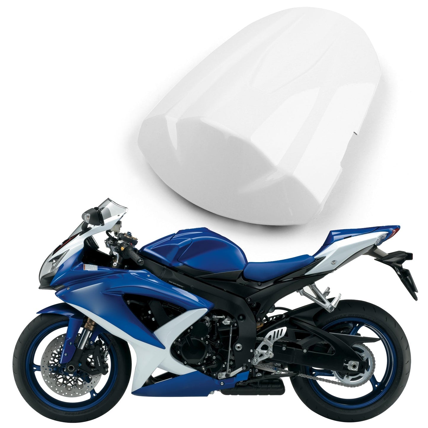 Capot de selle arrière pour Suzuki GSXR600 GSXR750 K8 2008-2009