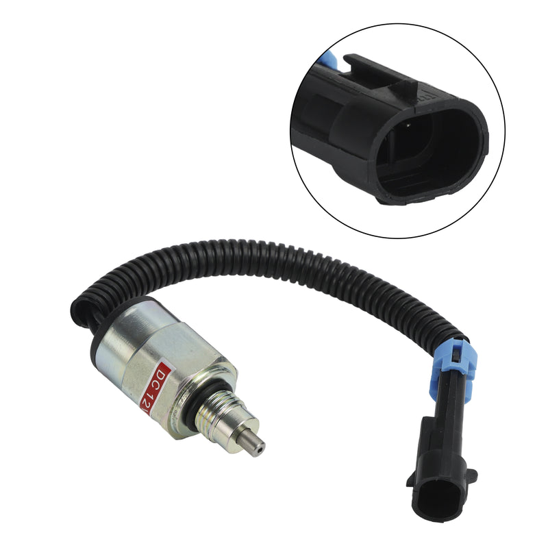 Válvula solenoide 84128131 de 12 V para retroexcavadora Case 410, 420, 420CT, 430, 435 y 440
