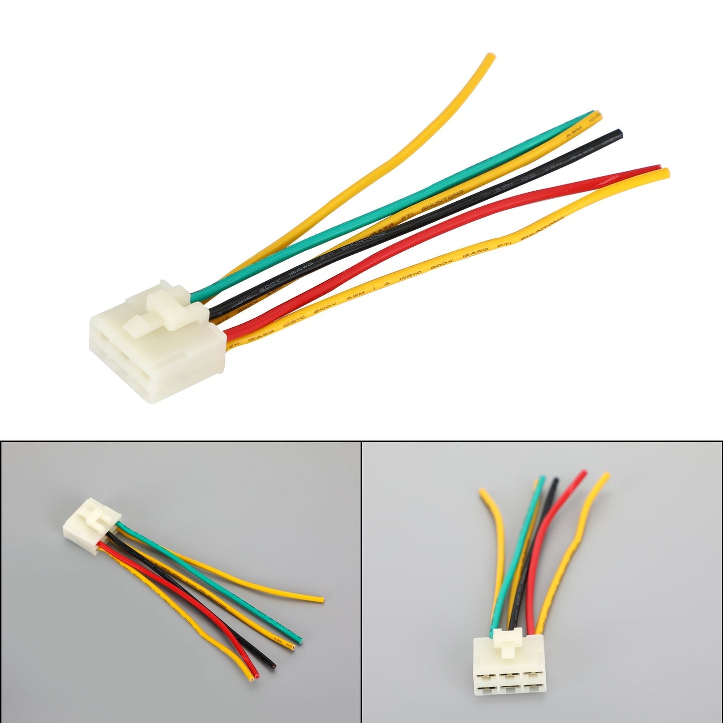 Connecteur de régulateur redresseur pour Honda NX125 Kawasaki ZZR600 ZR-7
Associé