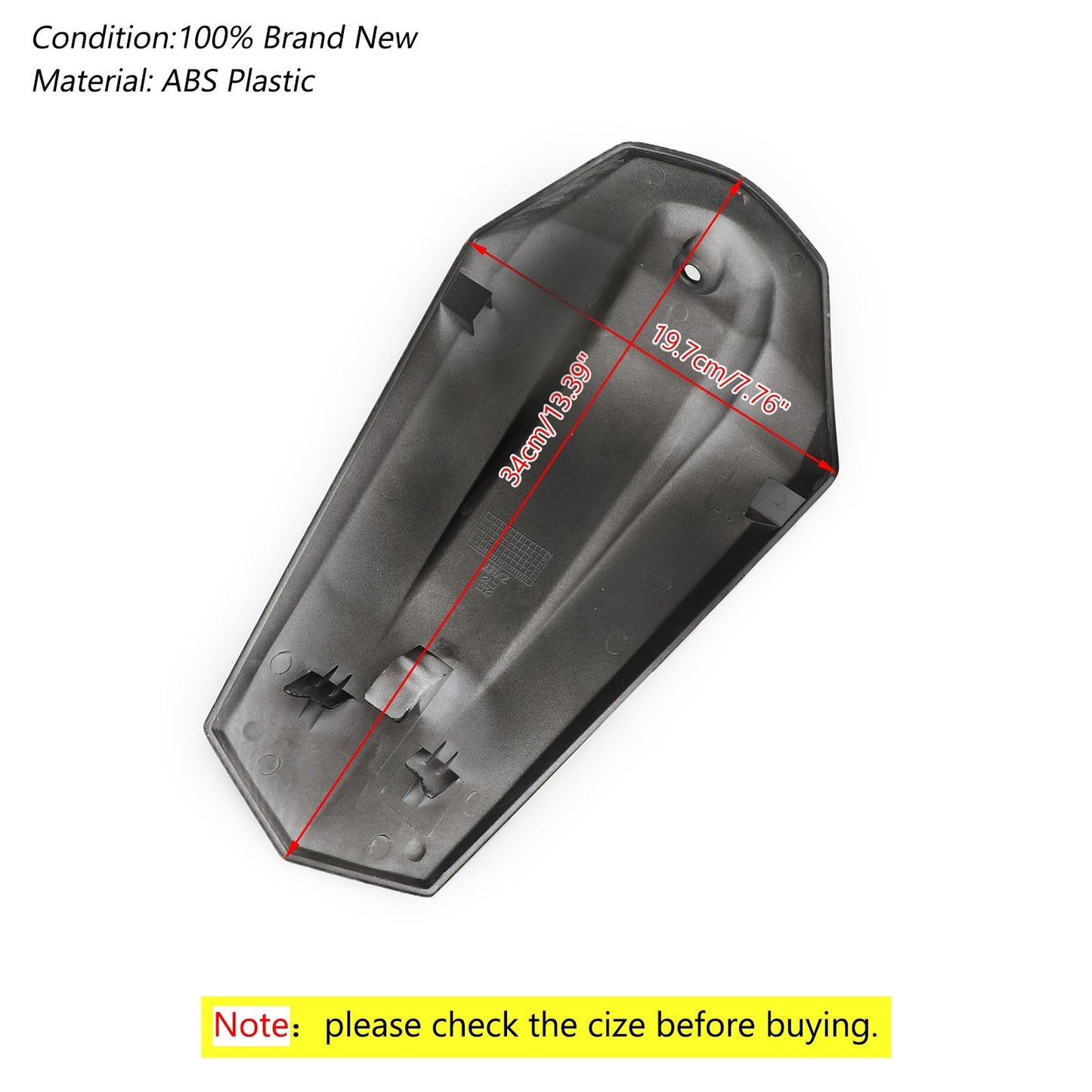 Capot de carénage de siège arrière en ABS pour moto Yamaha YZF R125 2015-2016