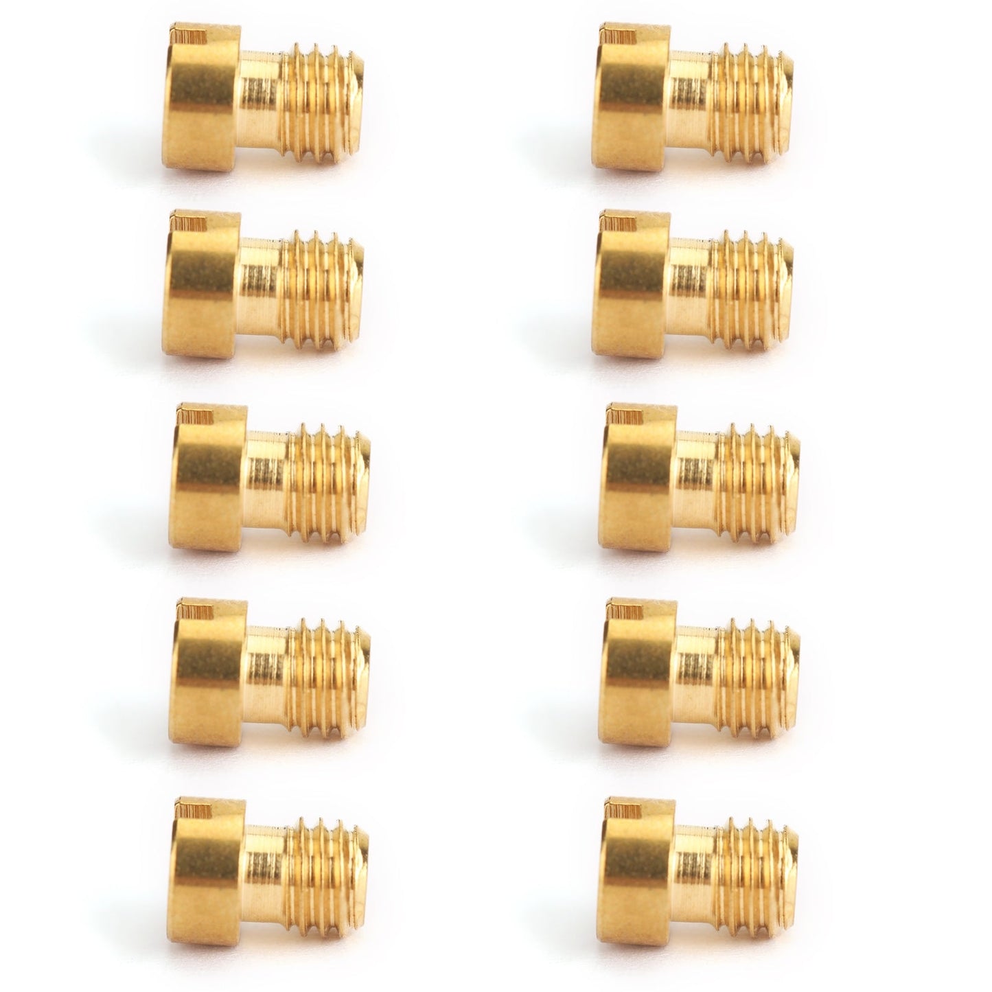 Carburateur GY6 PZ19 pour moto et scooter, lot de 10, gicleur principal à tête ronde 5 mm, 82-105