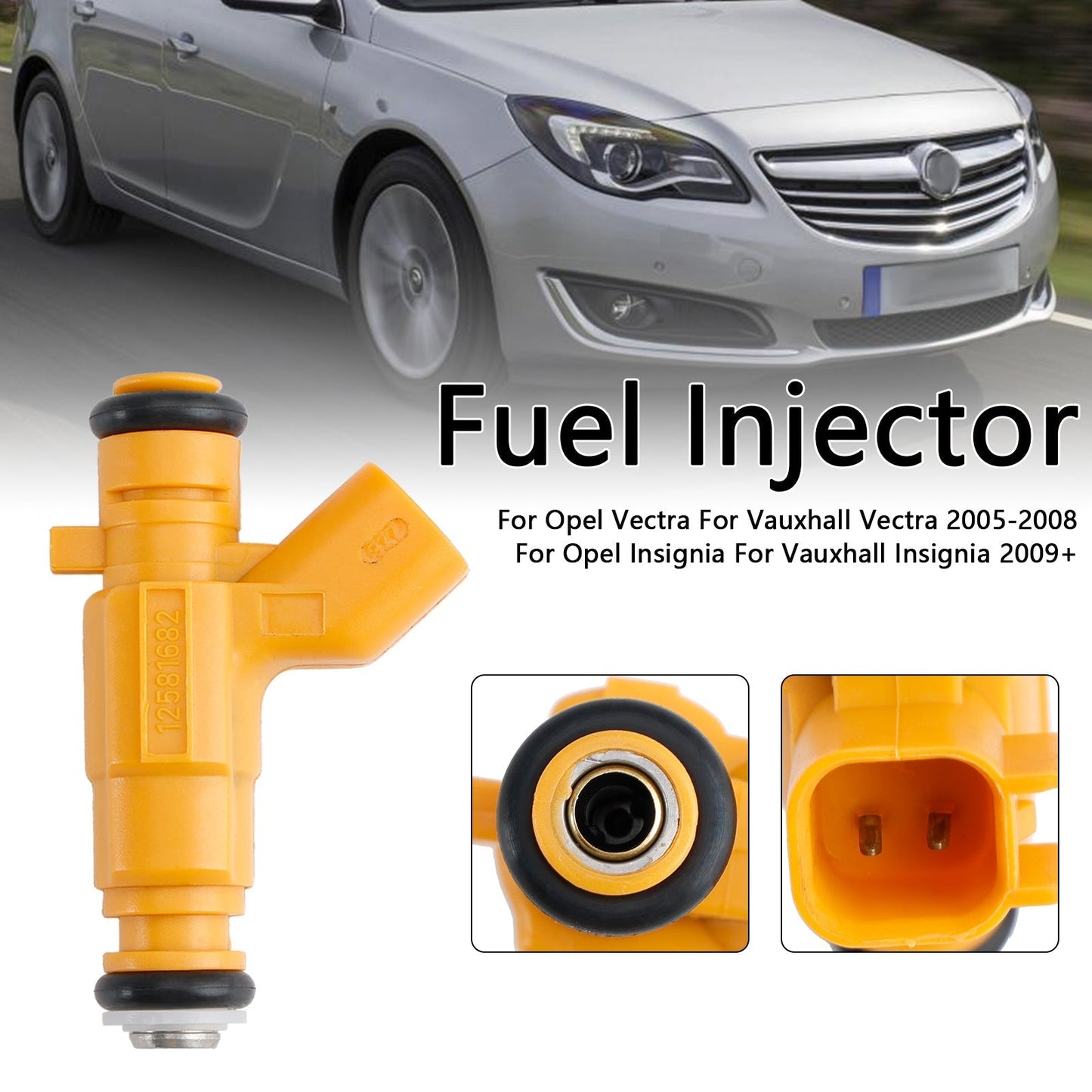 2005 Opel Vectra OPC 1Pcs Fuel Injector 0280156129 12581682