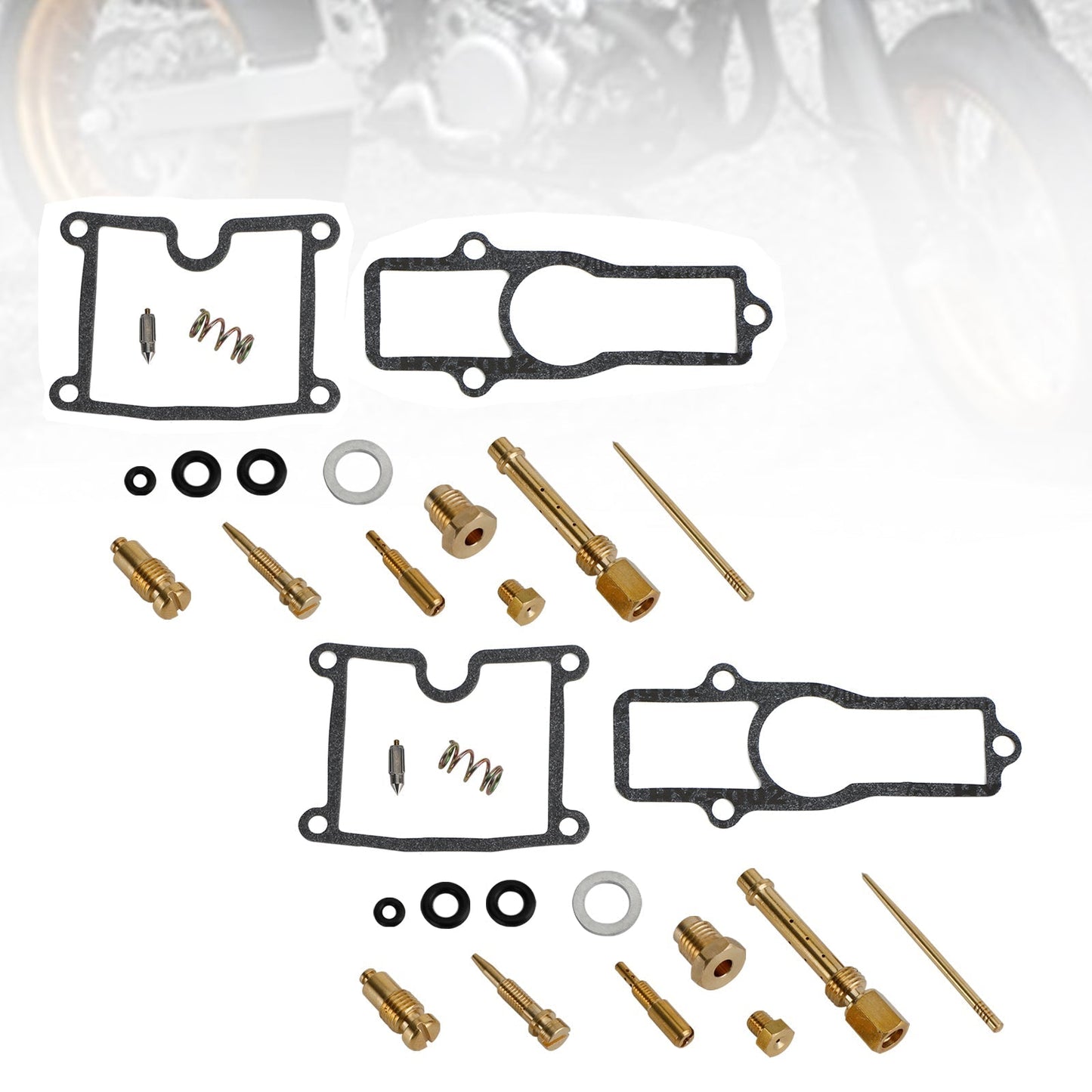 Kit de reconstruction de carburateur 2 pièces pour Kawasaki Z400, KZ400FX, KZ550, GPZ550, 1980-1983