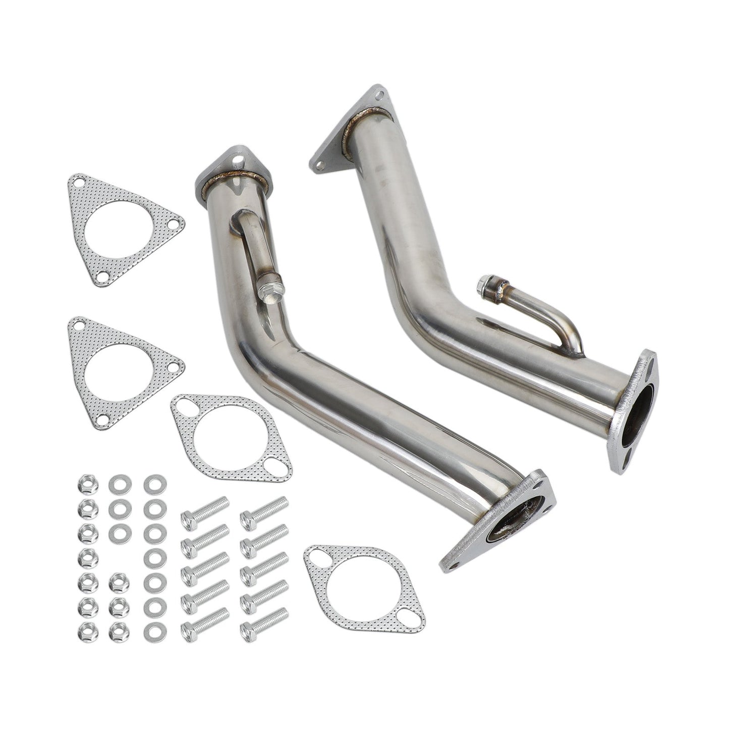 Tuyau d'échappement de 2,5 pouces en acier inoxydable pour Infiniti G37 3,7 L V6 Coupé/Berline (2008-2013)