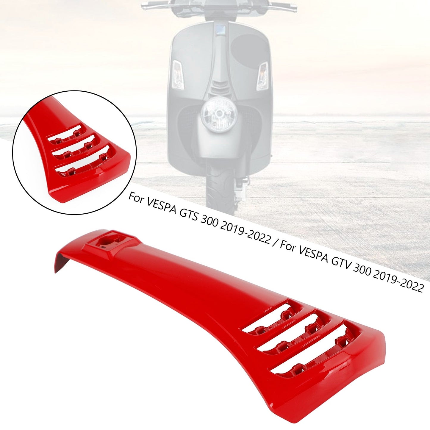 Couvre-culasse de klaxon de direction pour Vespa GTS300 GTV300 2019-2022