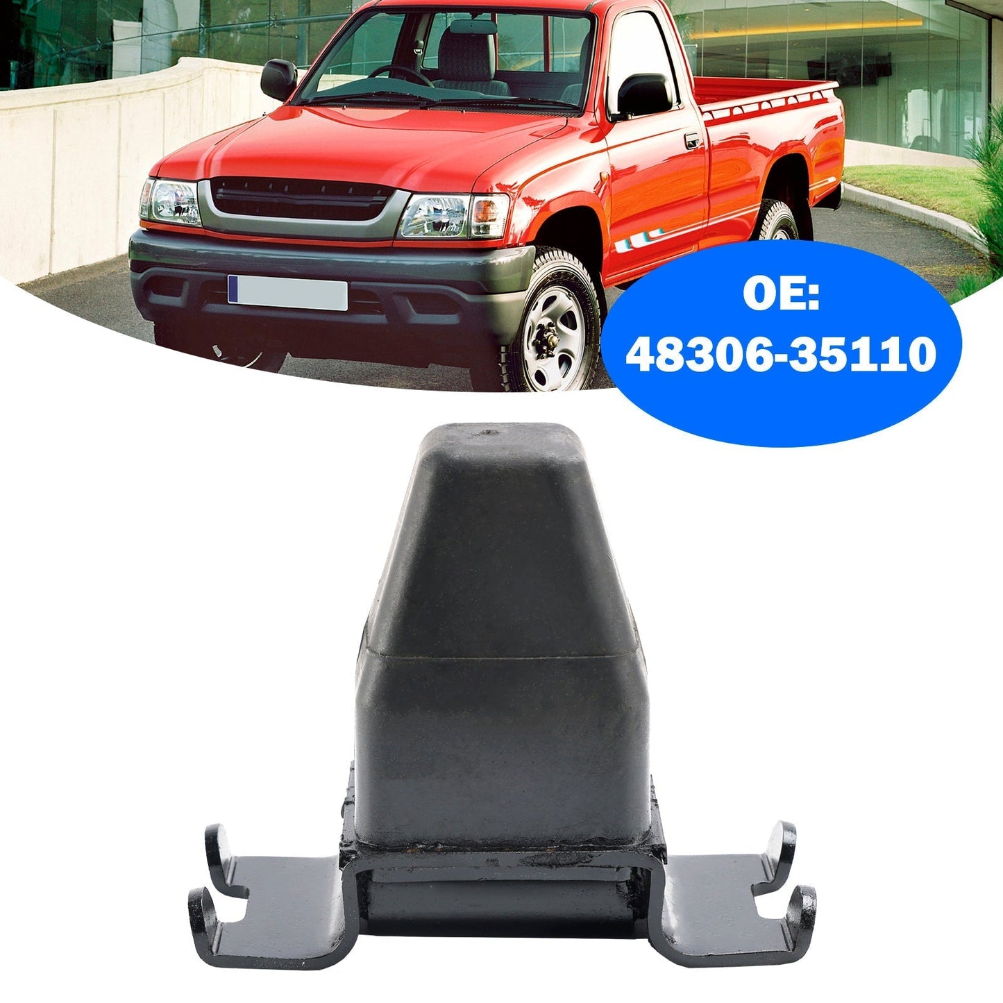 Butée de ressort de suspension arrière pour Toyota Hilux Pickup MK5 KDN165 2.5TD 2001.8-2005.7 48306-35110R/H ou L/H