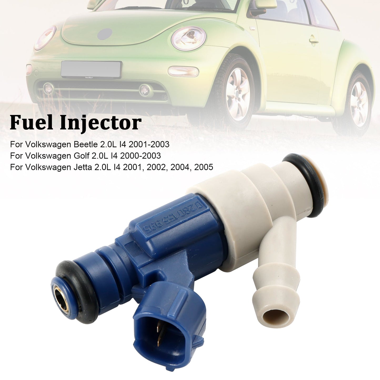 2001-2003 Volkswagen Beetle 2.0L I4 Fuel Injector 0280155995 0280156240 06A906031AC