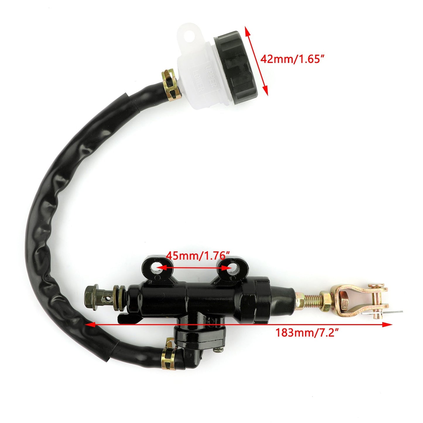 Réservoir de liquide de frein arrière pour Honda VFR400 CBR1000RR 04-13, Honda VFR400 CBR250 88-92, Honda VFR400 CB600 03-12