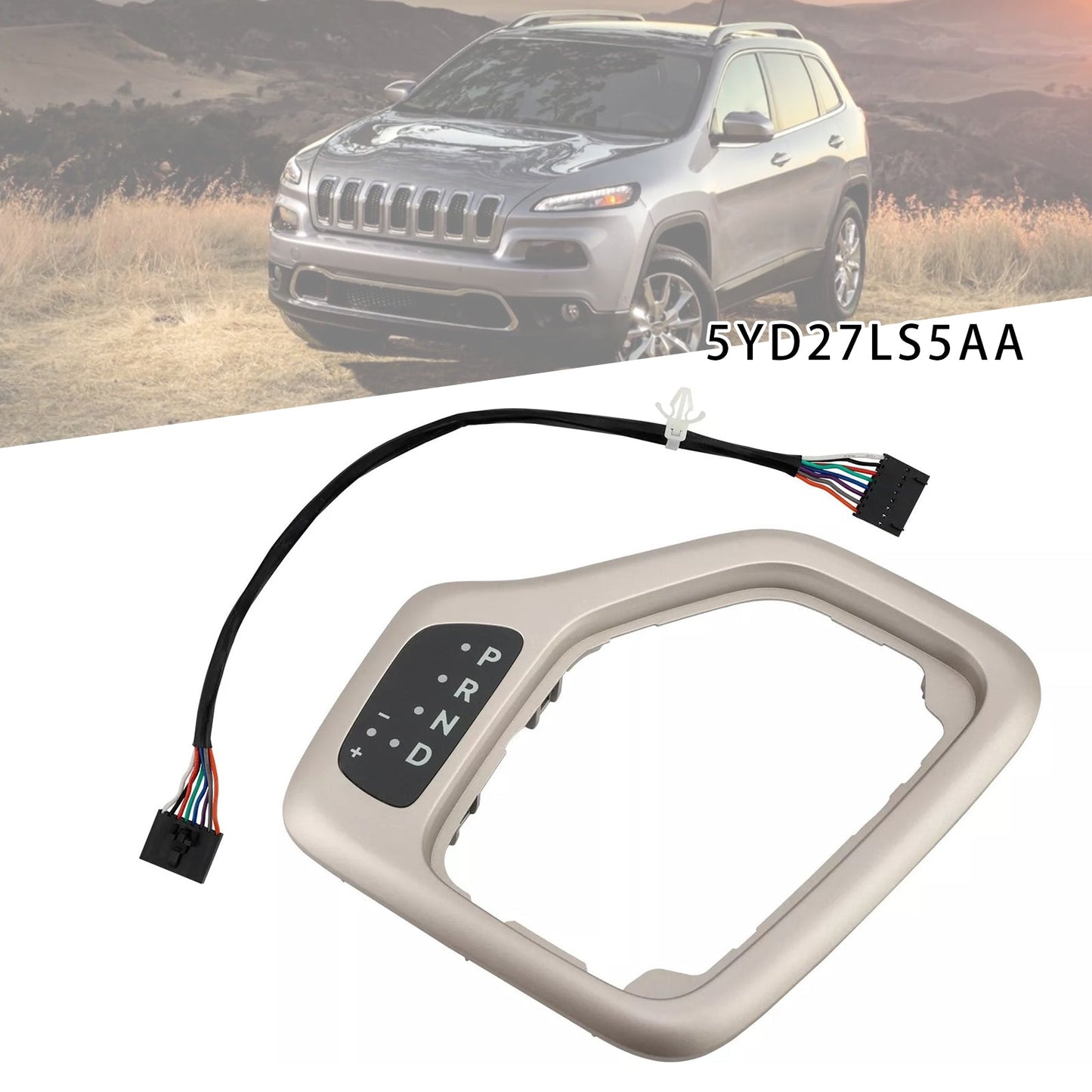 Jeep Cherokee 2014-2018 - Cadre de levier de vitesse central - Référence d'usine : 5YD27LS5AA 601-401