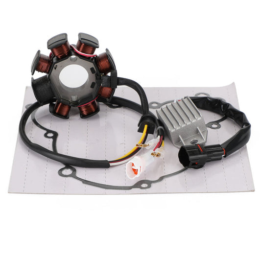 Magneto Coil Stator + Voltage Regulator + Gasket Assy For 250 300 XC XC-W EXC 2017-2021 Assosary