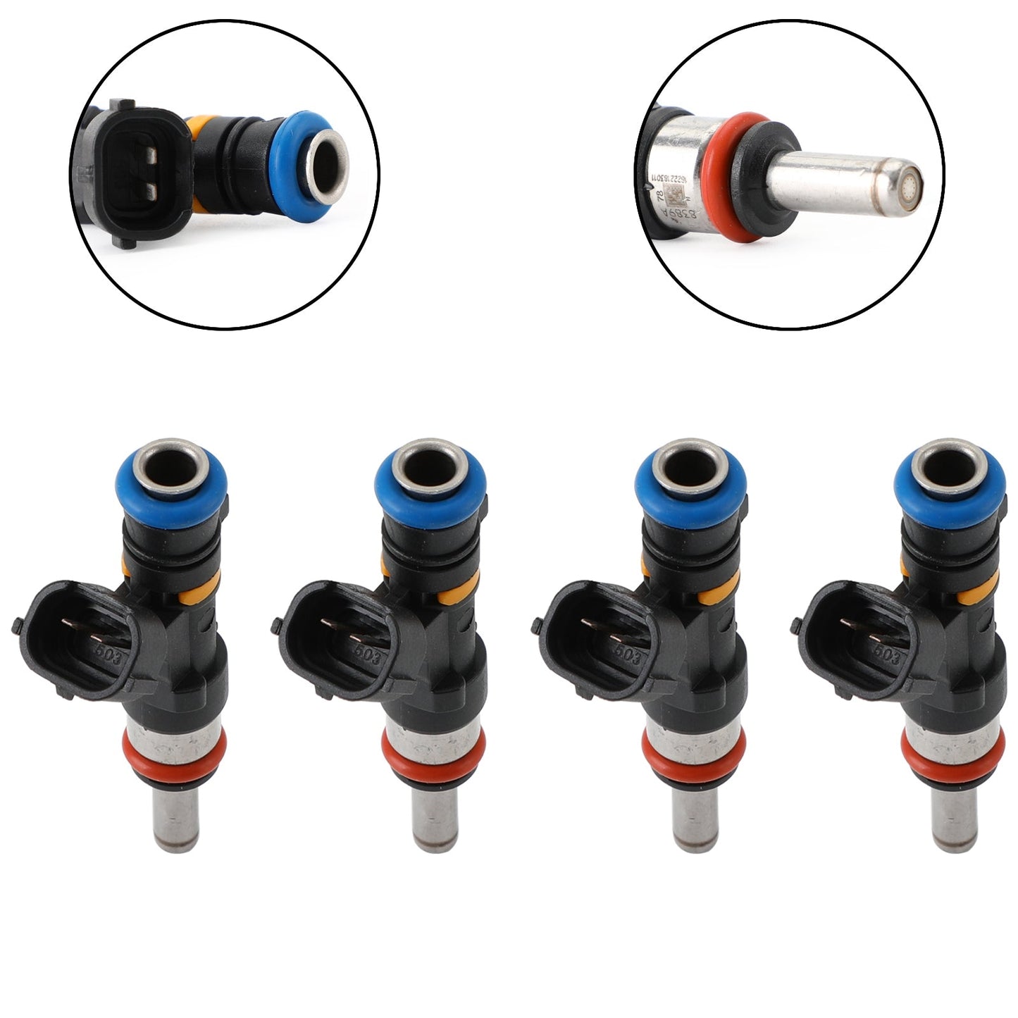 Inyectores de combustible Mitsubishi Lancer 2.0L l4 (2008-2010), 4 unidades, 1465A029