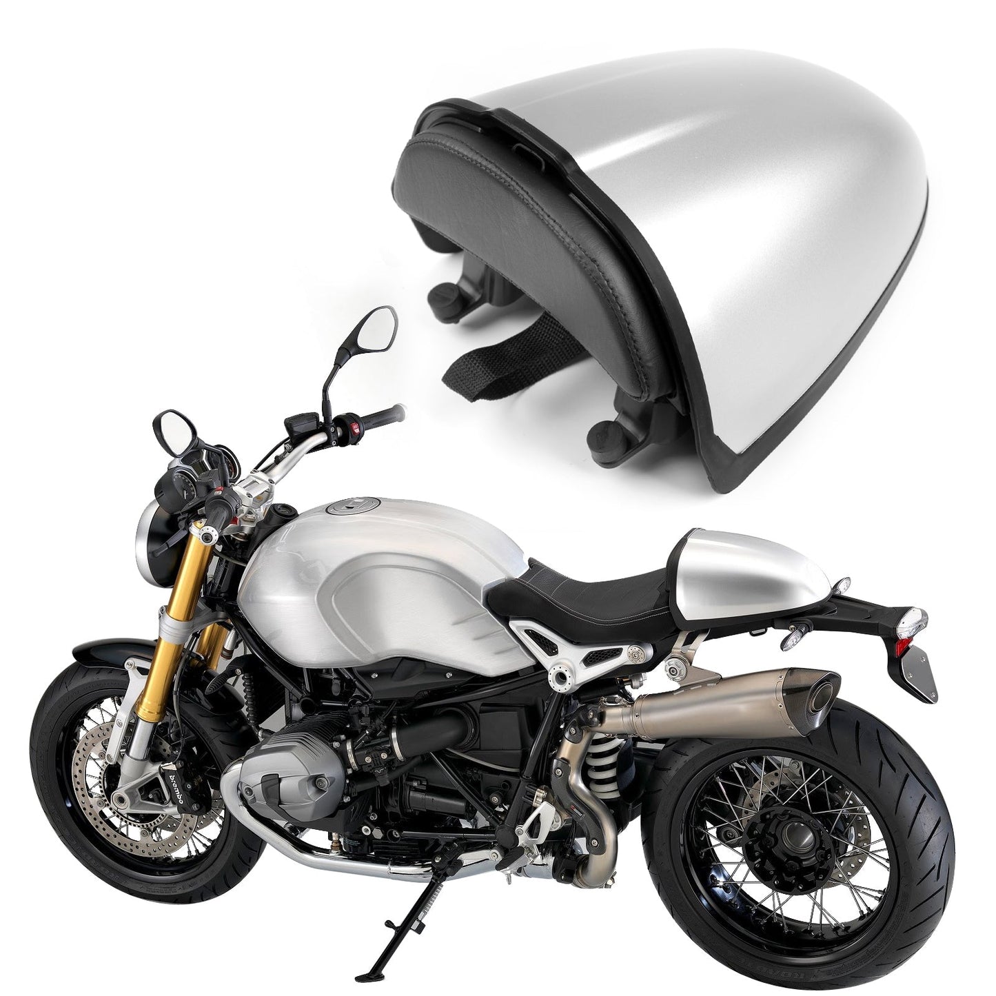 Capot de selle noir pour BMW 1200R NINE T 2014-2021