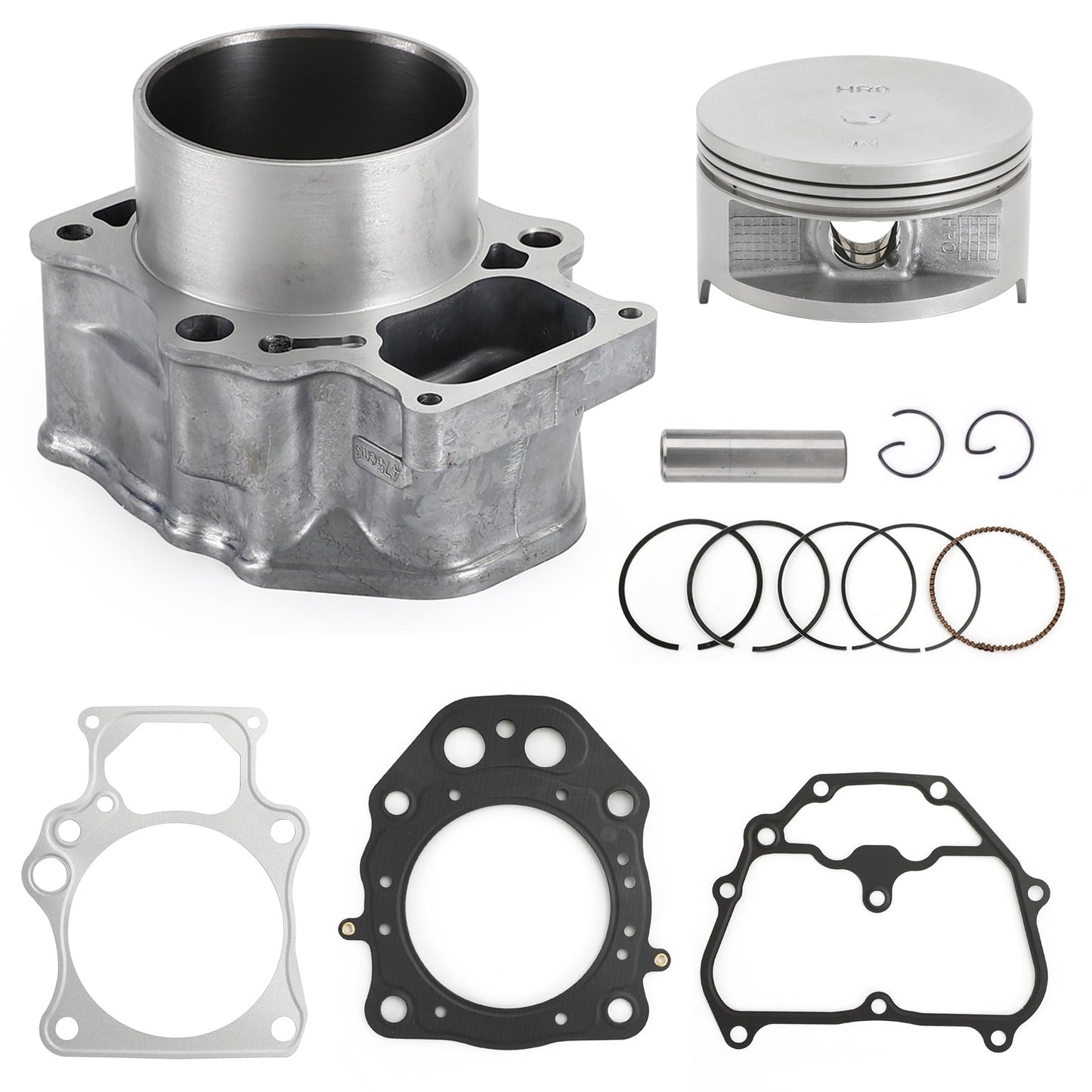 Kit de extremo superior de junta de pistón, anillos y jarra de cilindro para Honda TSXS500M2 Pioneer 500 (2015-2021) 12100-HR0-F00 13101-HR0-F00