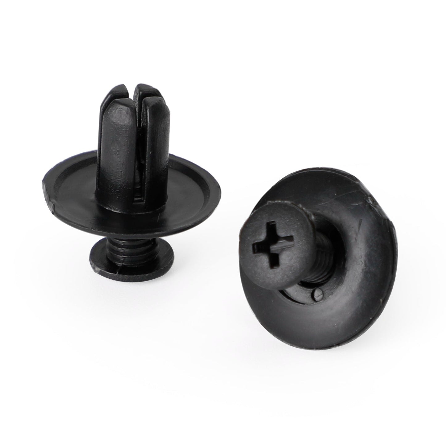 Lot de 10 rivets à vis en plastique noir pour panneau de carénage Honda, 8 mm