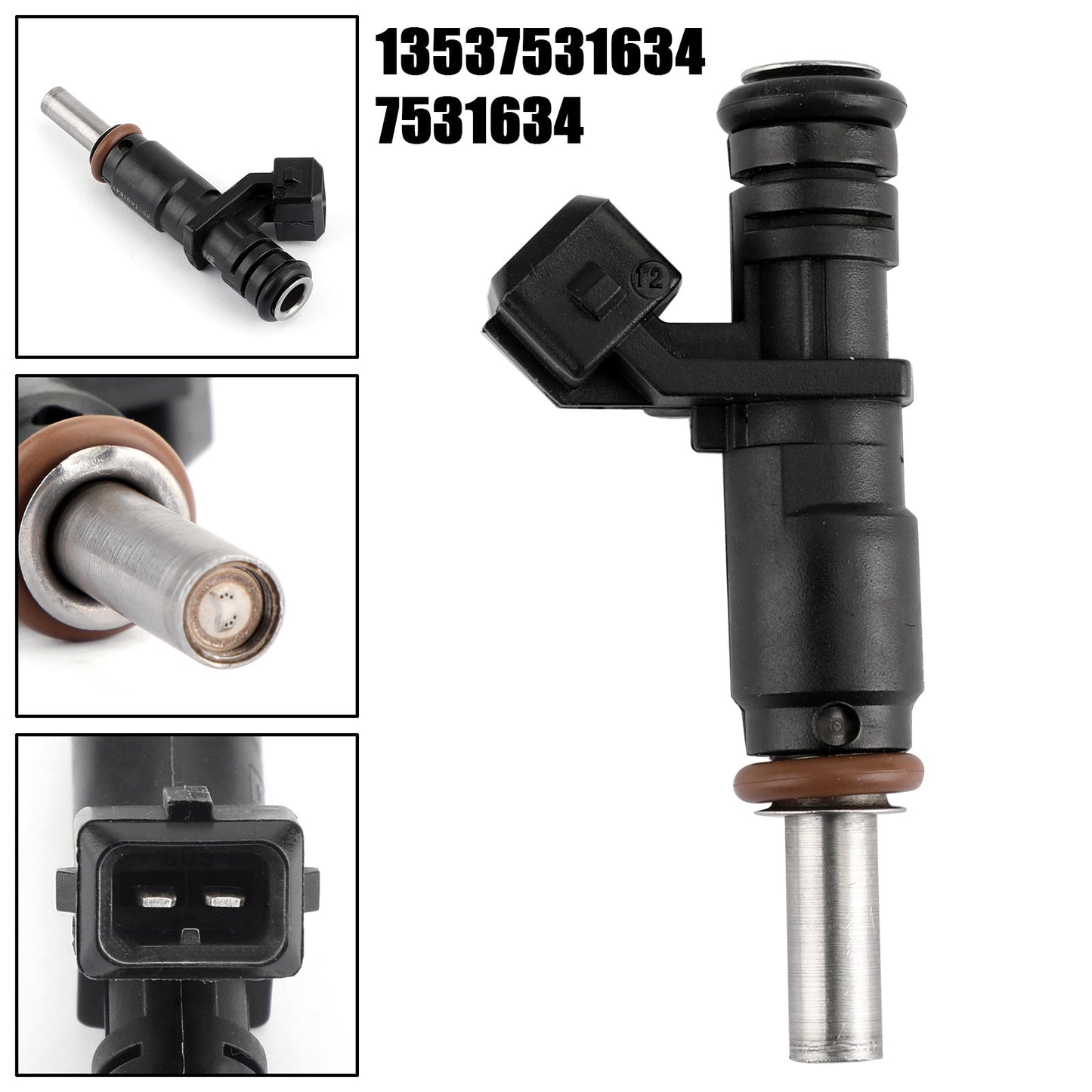 FJ748 1x Fuel Injectors 06-12 BMW 128i 328i X3 X5 Z4 525i 2.0/2.5/3.0L 13537531634