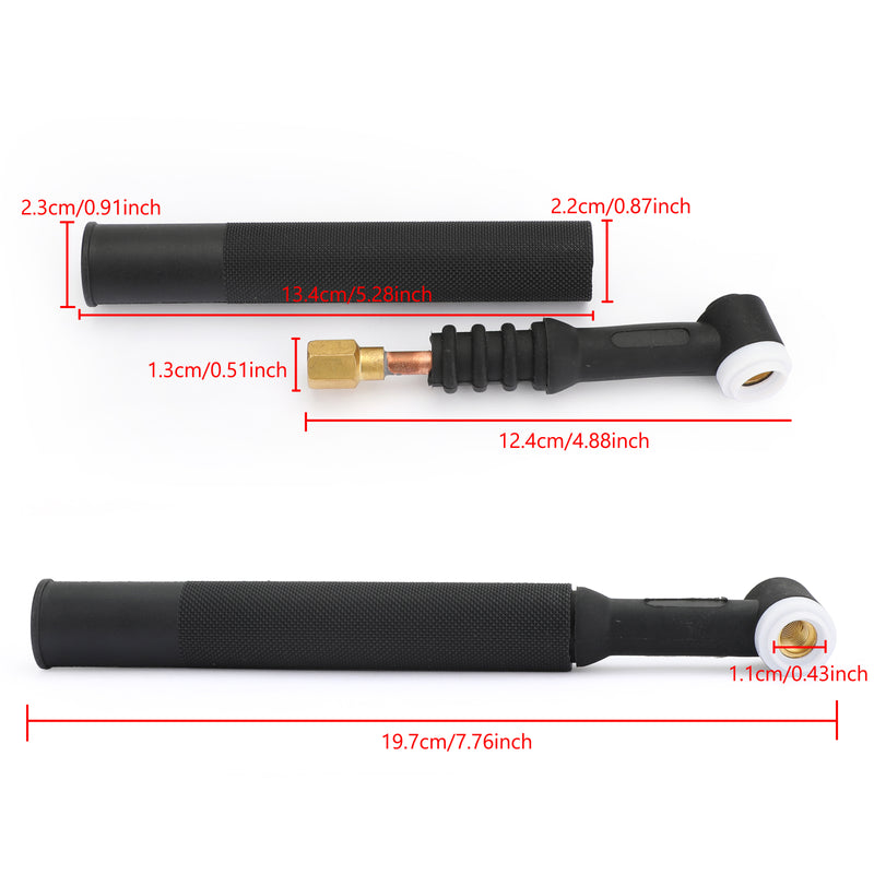 Tête de torche de soudage TIG de rechange 9F Flex Air-Cool 125A WP-9F refroidie au gaz