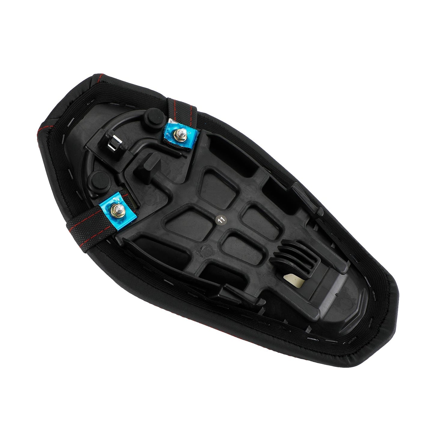 Asiento trasero de PU con cojín plano para pasajero para Kawasaki Ninja Z900 17-22 18 19, color verde