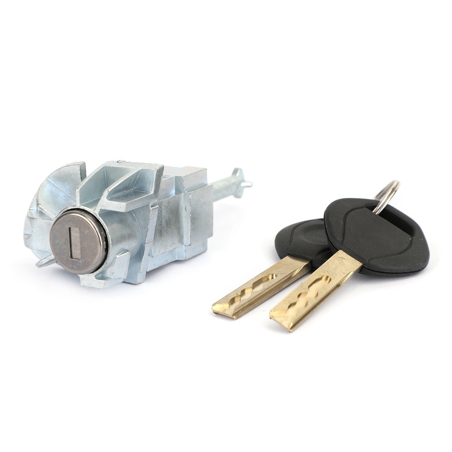51217019975 Left Driver Door Lock Cylinder Barrel Assembly W/ 2 Keys For Bmw E46 3 Series