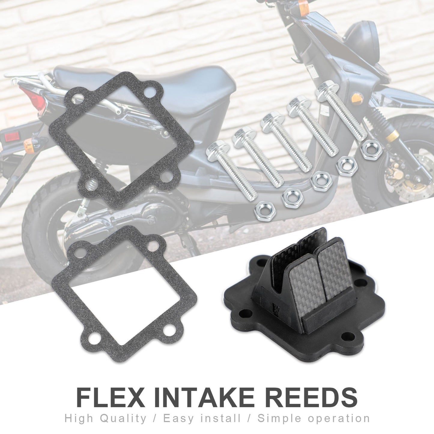 Système de clapets V352 A/B Jog50 pour Yamaha YW50 Zuma50 2002-2011