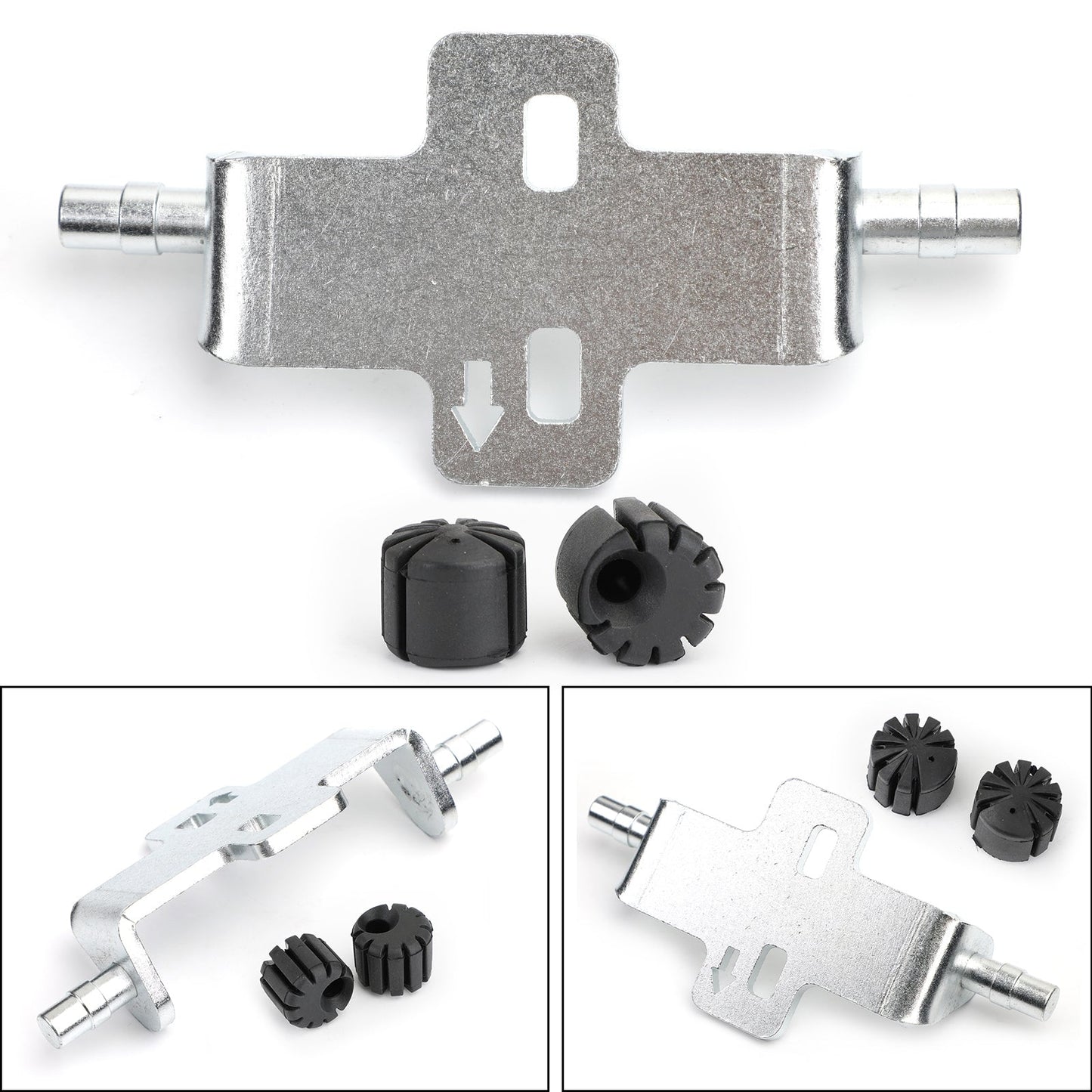 Kit de support d'abaissement de selle pilote argenté pour BMW R1200GS LC/ADV 2008-2018
