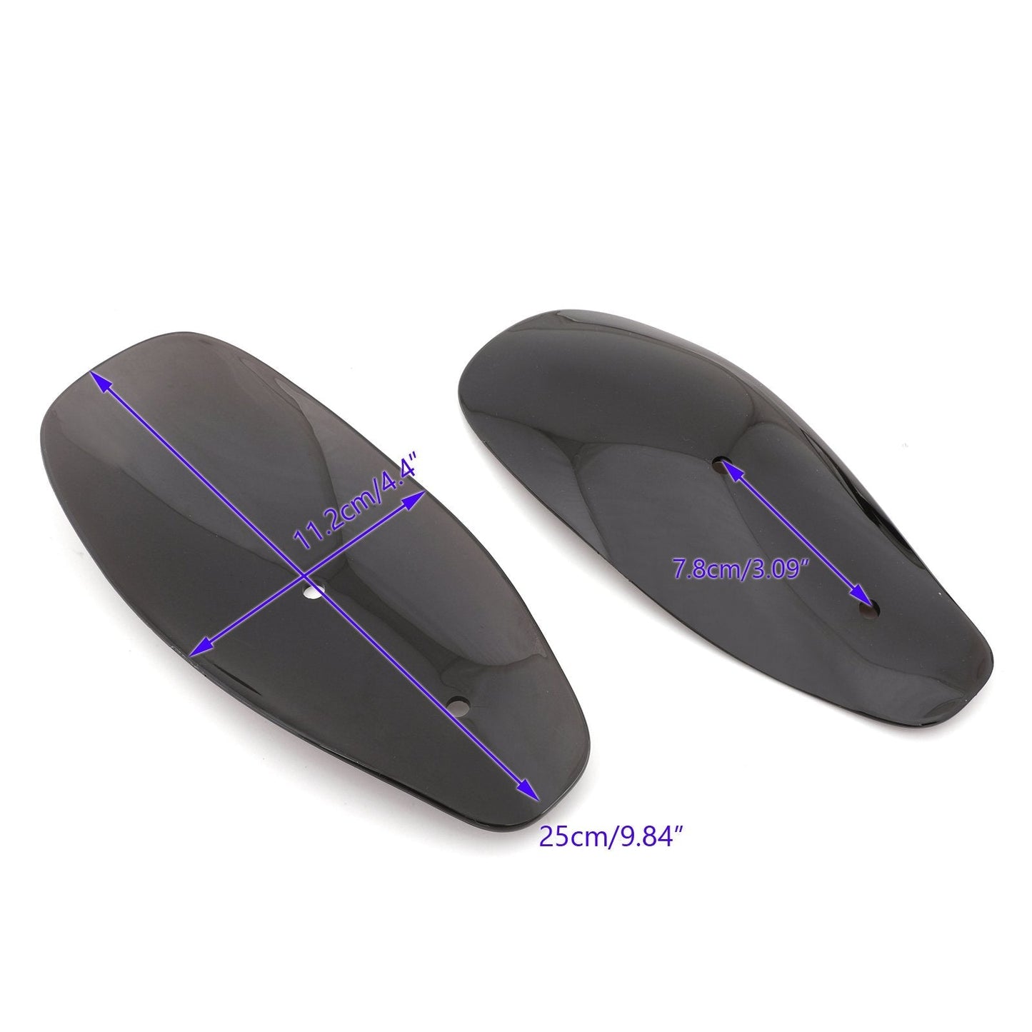 Protège-mains universel pour moto Honda Softail Touring, déflecteur de vent froid, fumé
